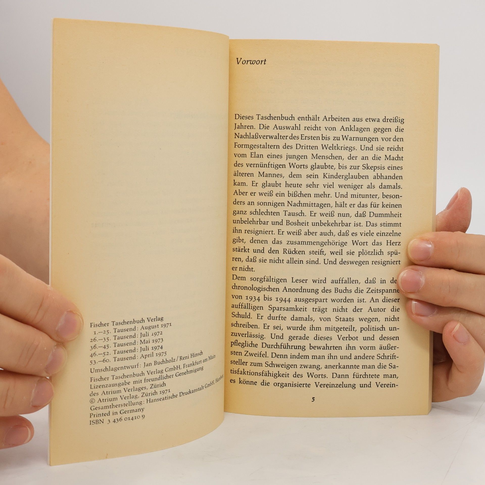 Erich Kästner Wer nicht hören will, muss lesen