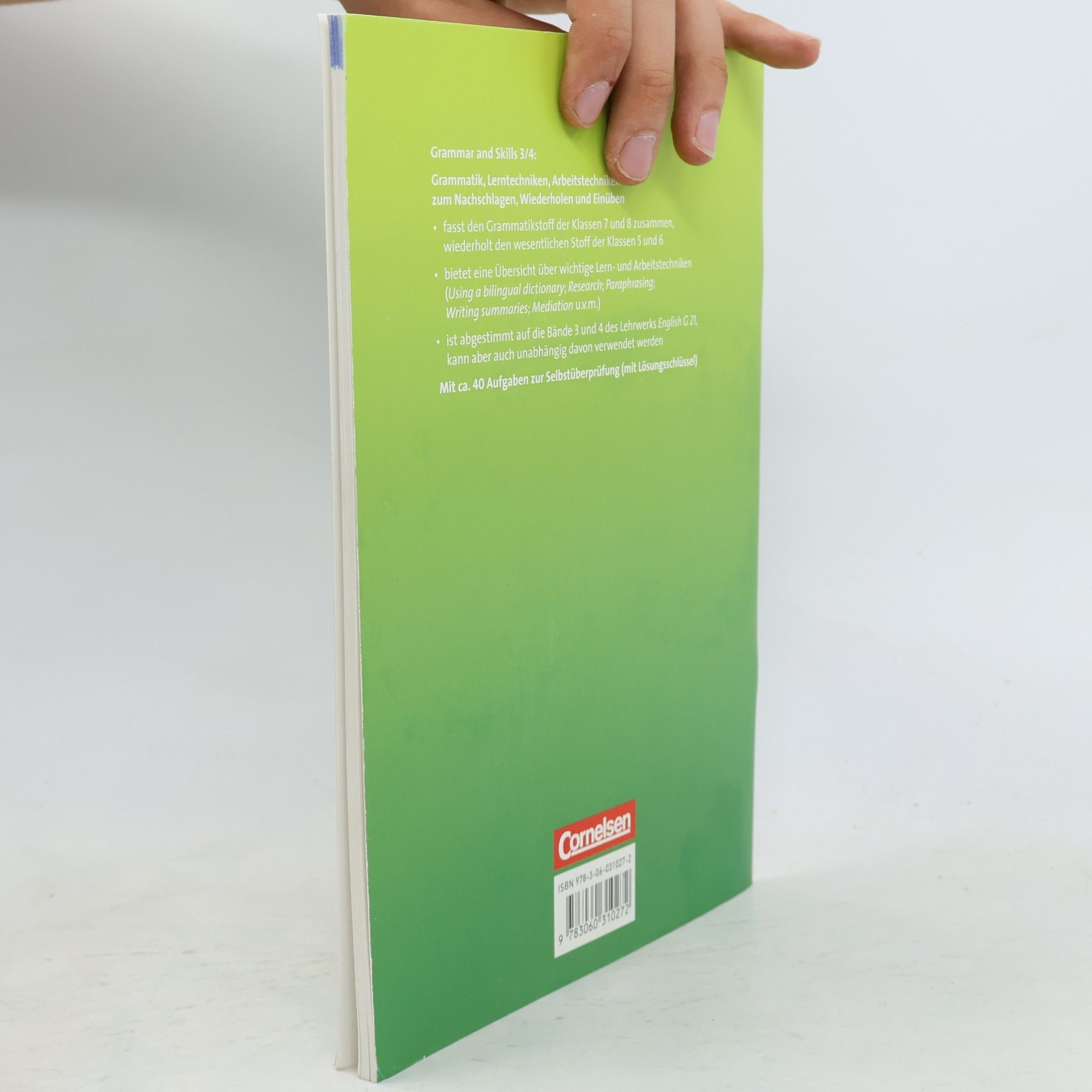 Hellmut Schwarz 7./8. Schuljahr, Grammar and Skills