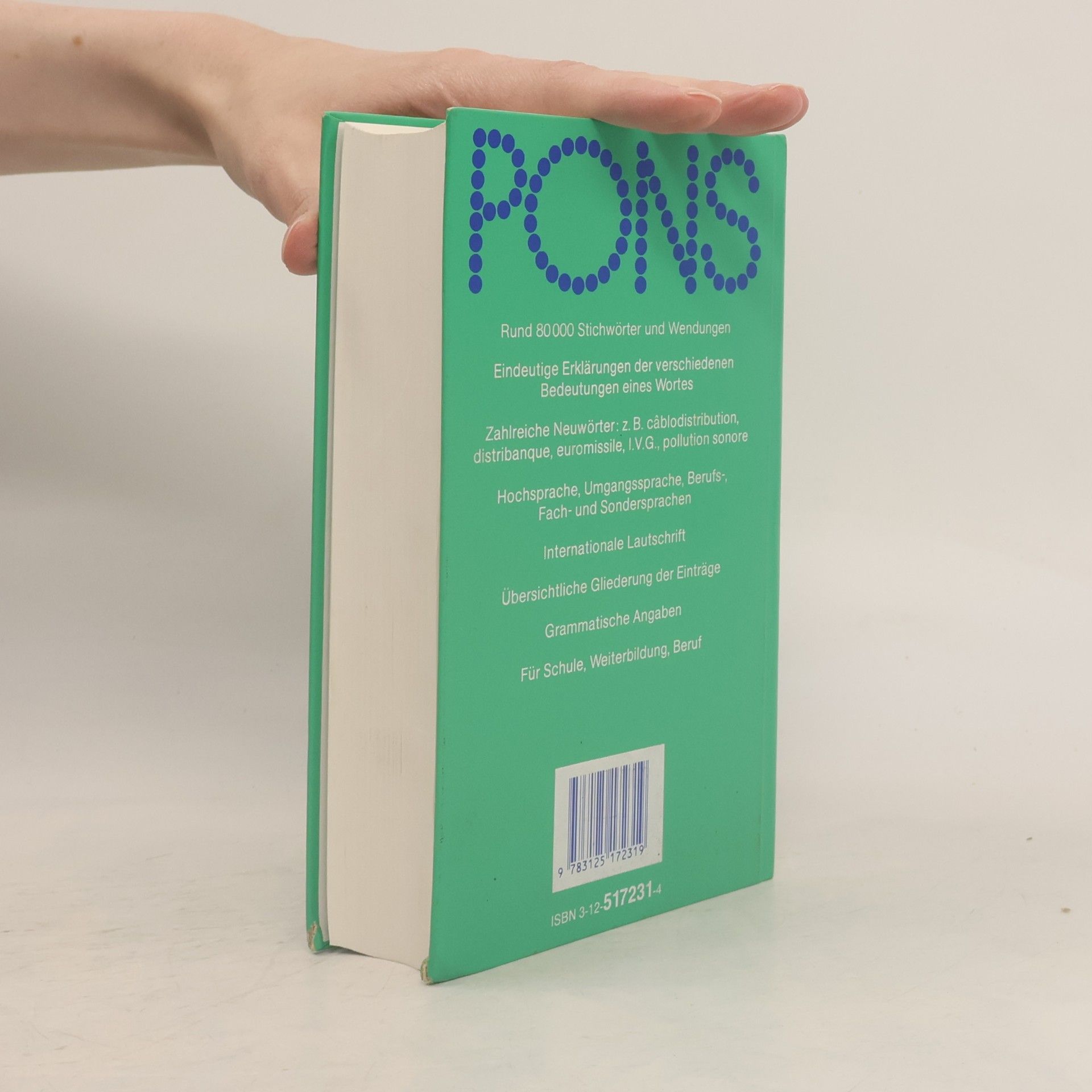 Erich Weis PONS Globalwörterbuch
