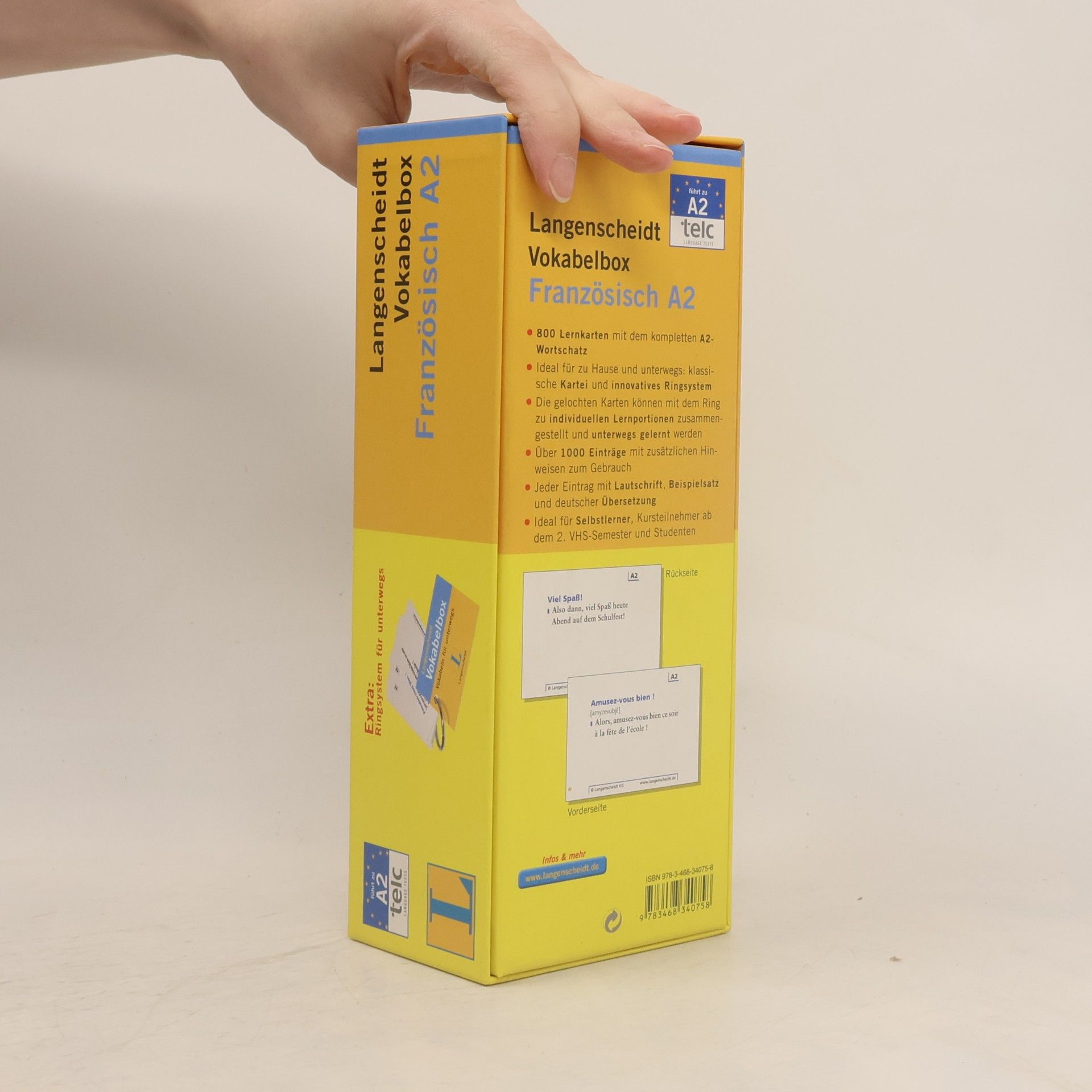 Sabine Lippi Langenscheidt Vokabelbox Französisch A2