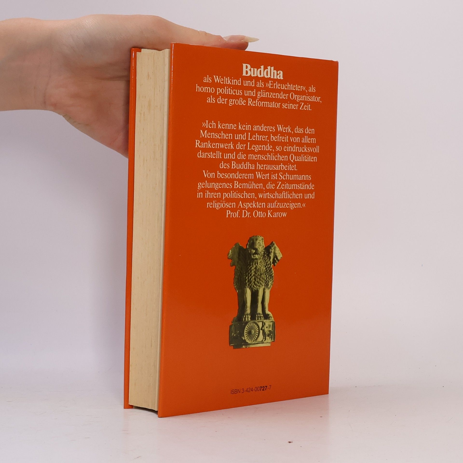 Hans Wolfgang Schumann Der historische Buddha