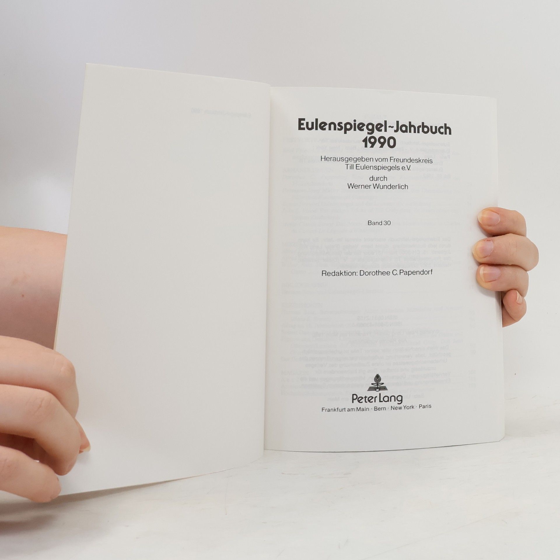 Various authors Eulenspiegel-Jahrbuch 1990