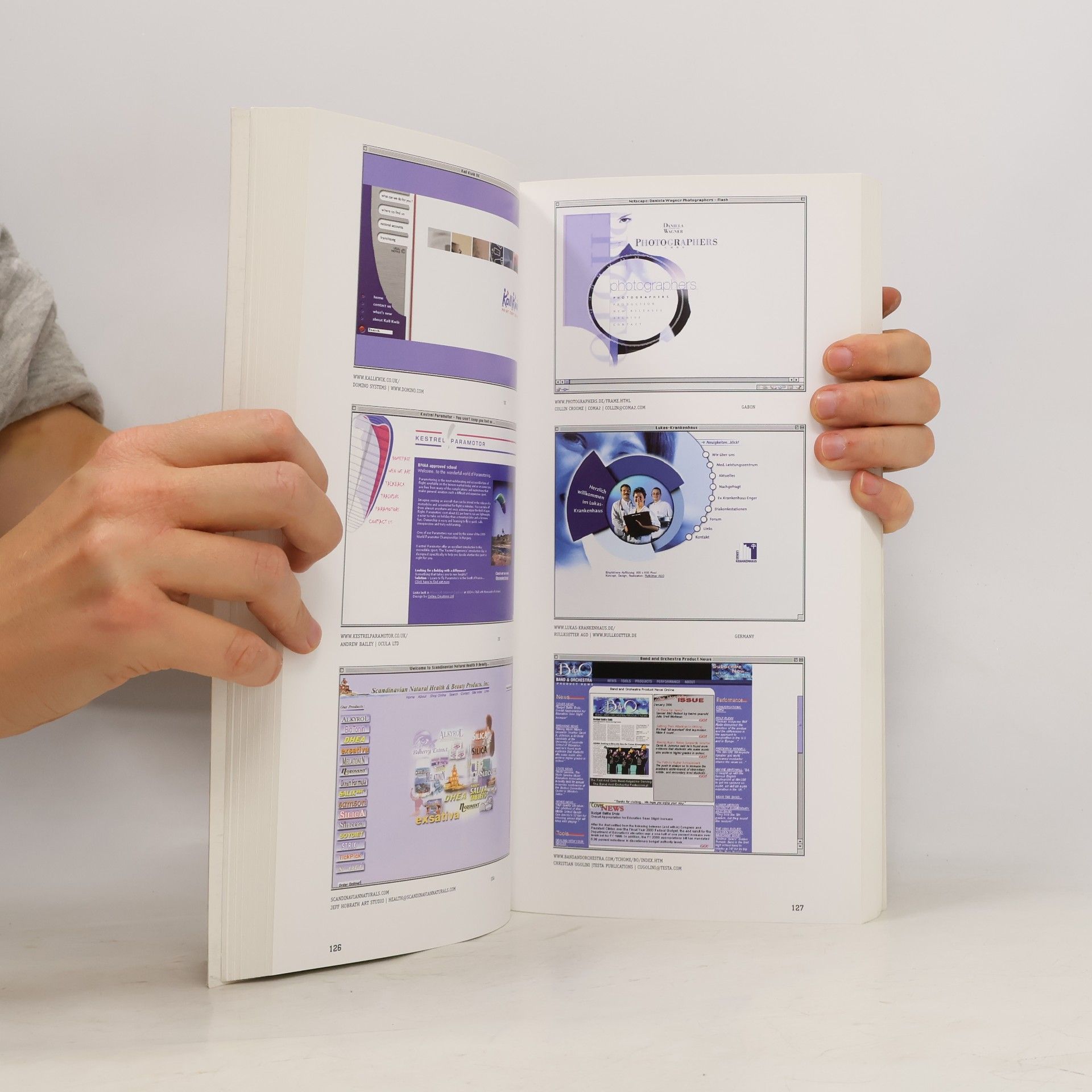 Guenter Beer Web design index