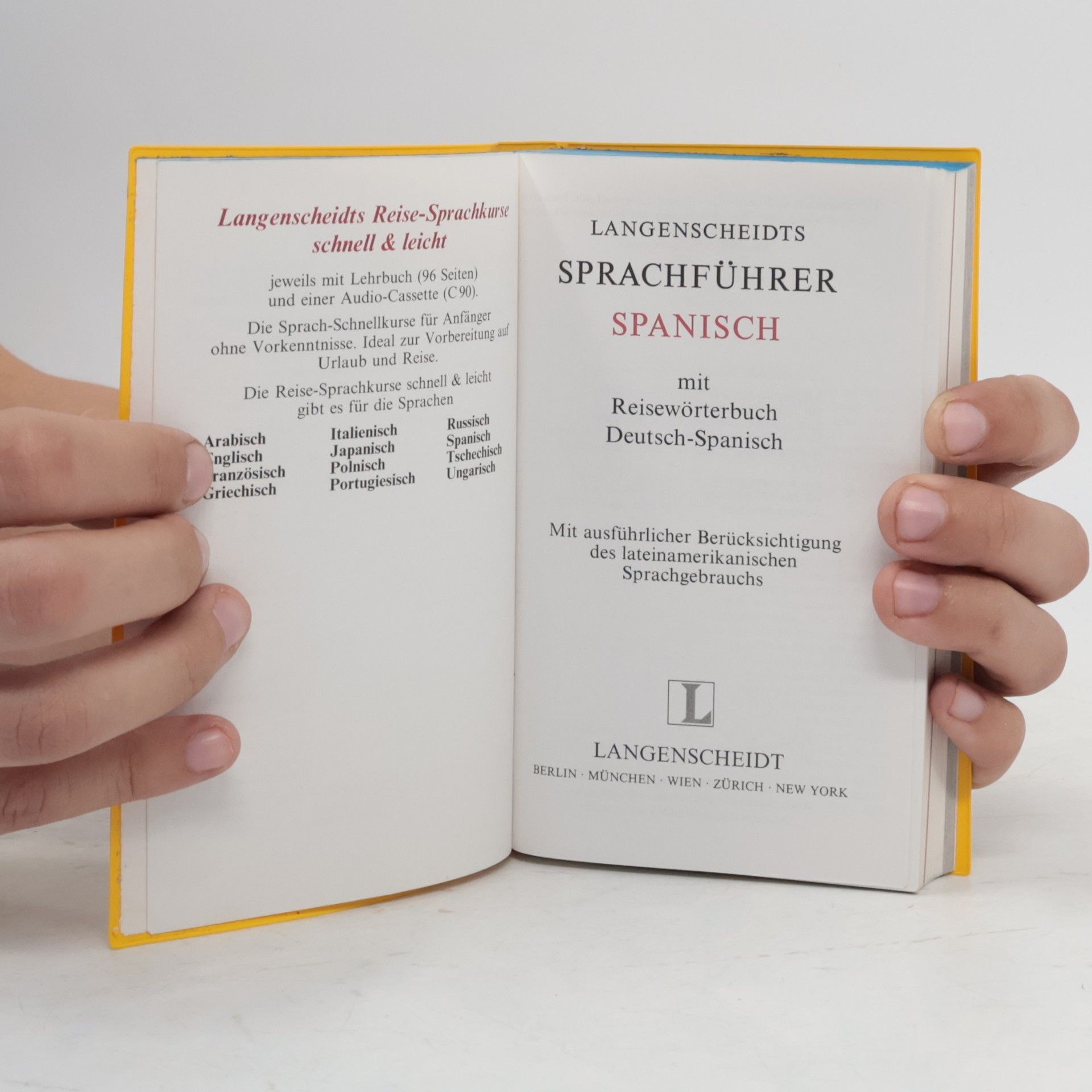 Autores varios Langenscheidts Sprachführer. Spanisch