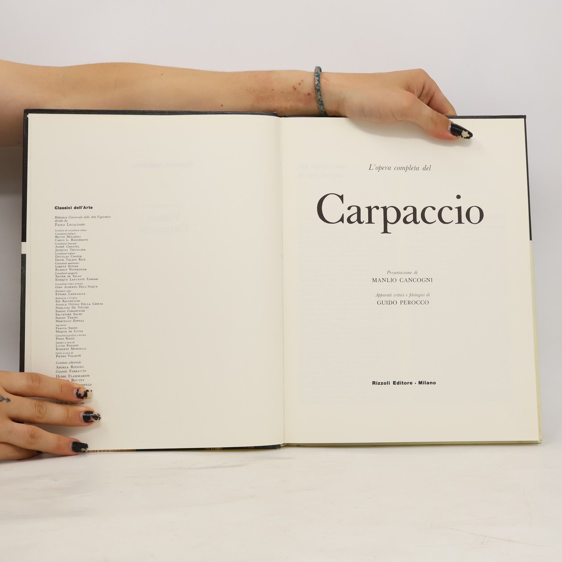 Guido Perocco L'opera completa del Carpaccio