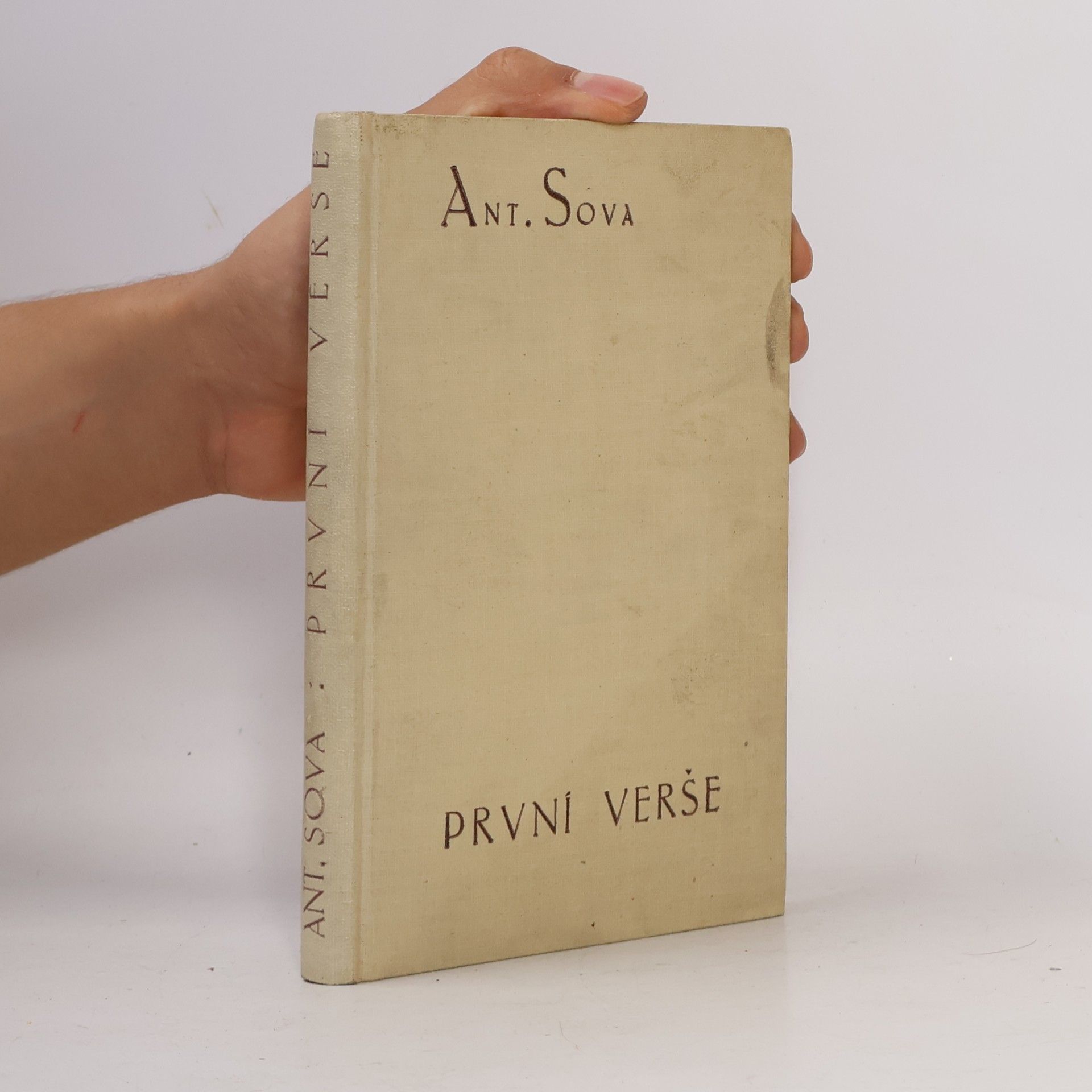 Antonín Sova První verše : realistické sloky