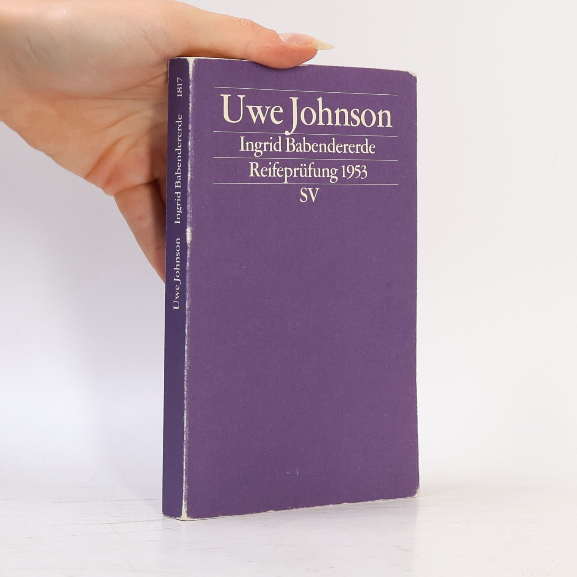 Uwe Johnson Ingrid Babendererde