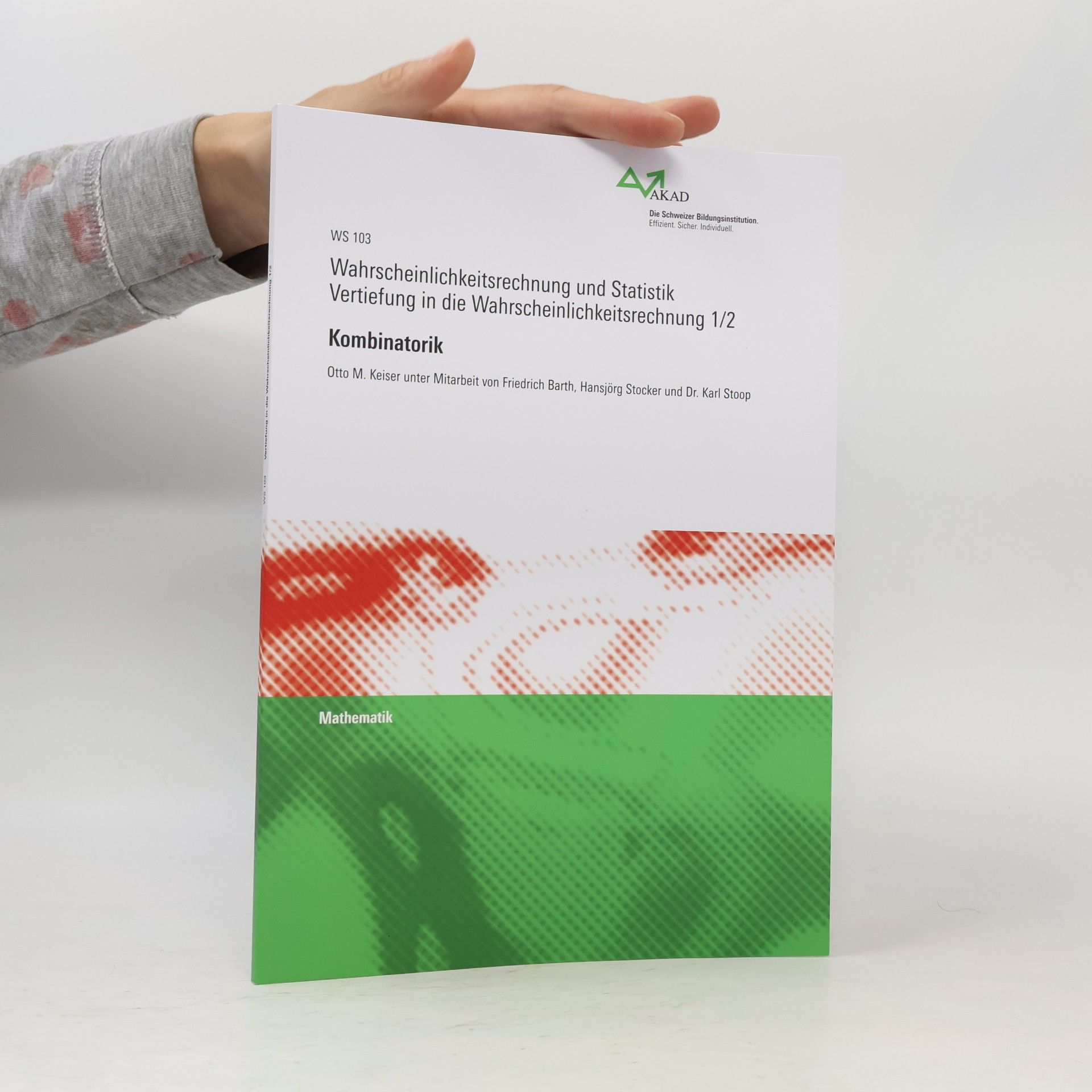 Wahrscheinlichkeitsrechnung und Statistik 1/2