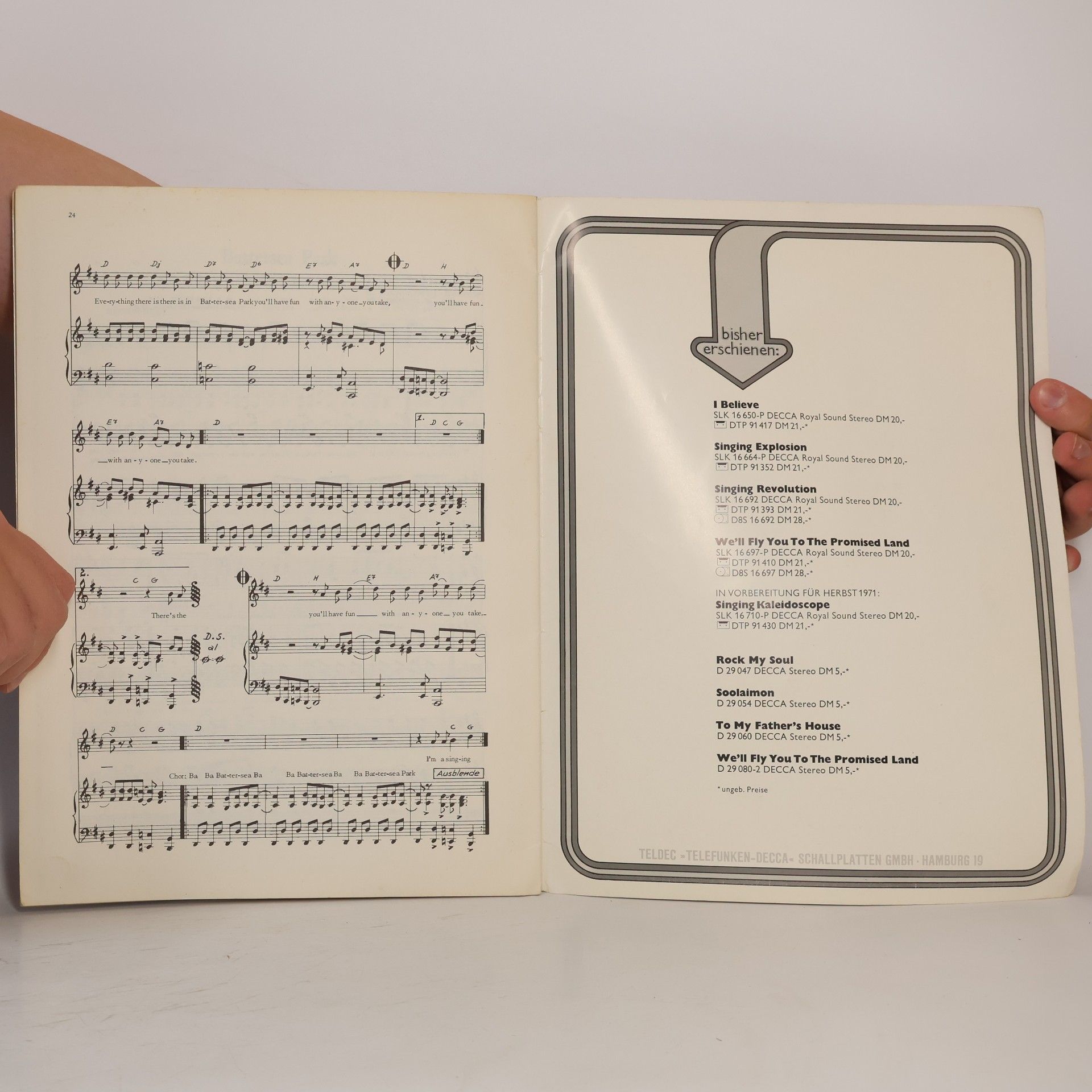 kolektiv The Les Humphries Singers. Songbook