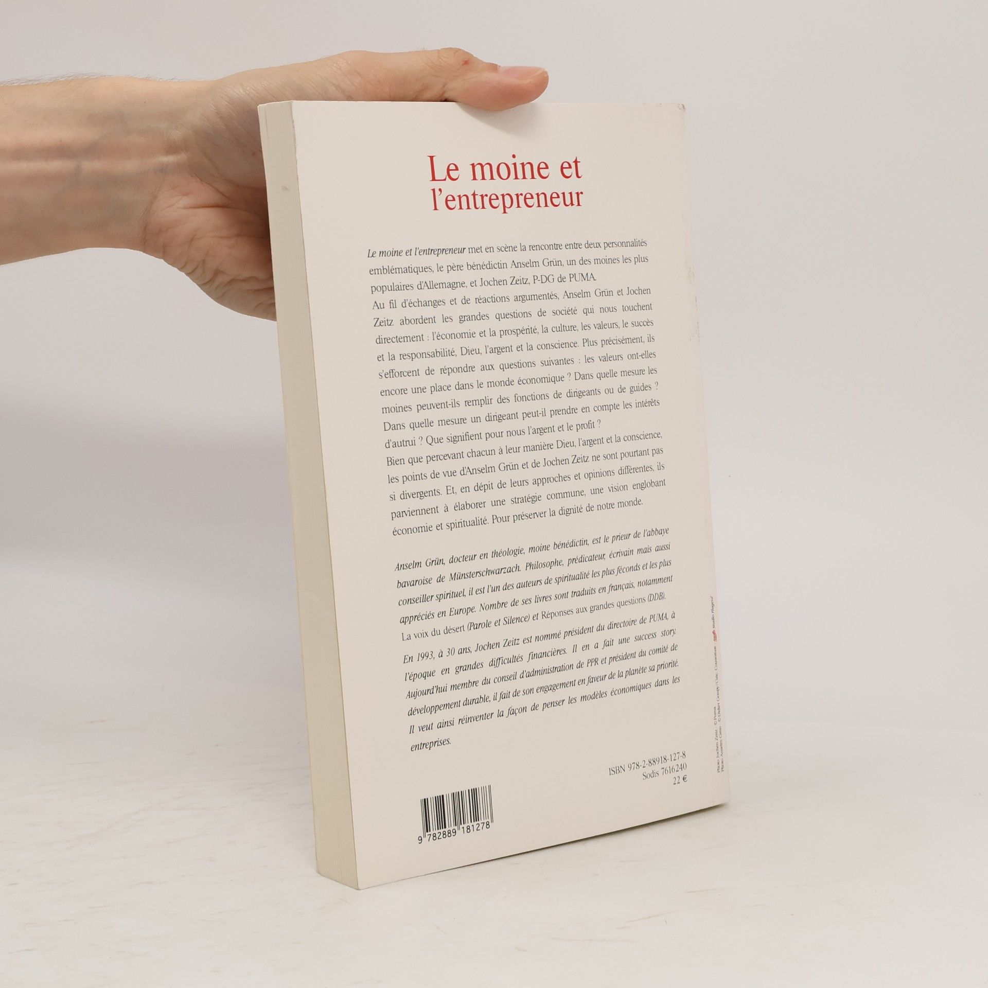 Grun Le moine et l'entrepreneur