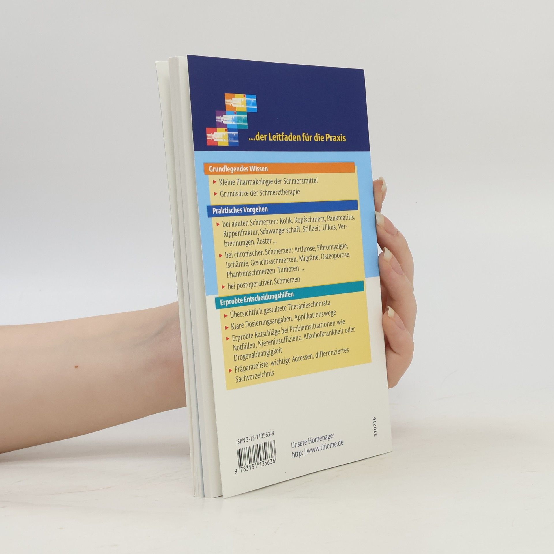 Roland Braun Manual der Schmerztherapie