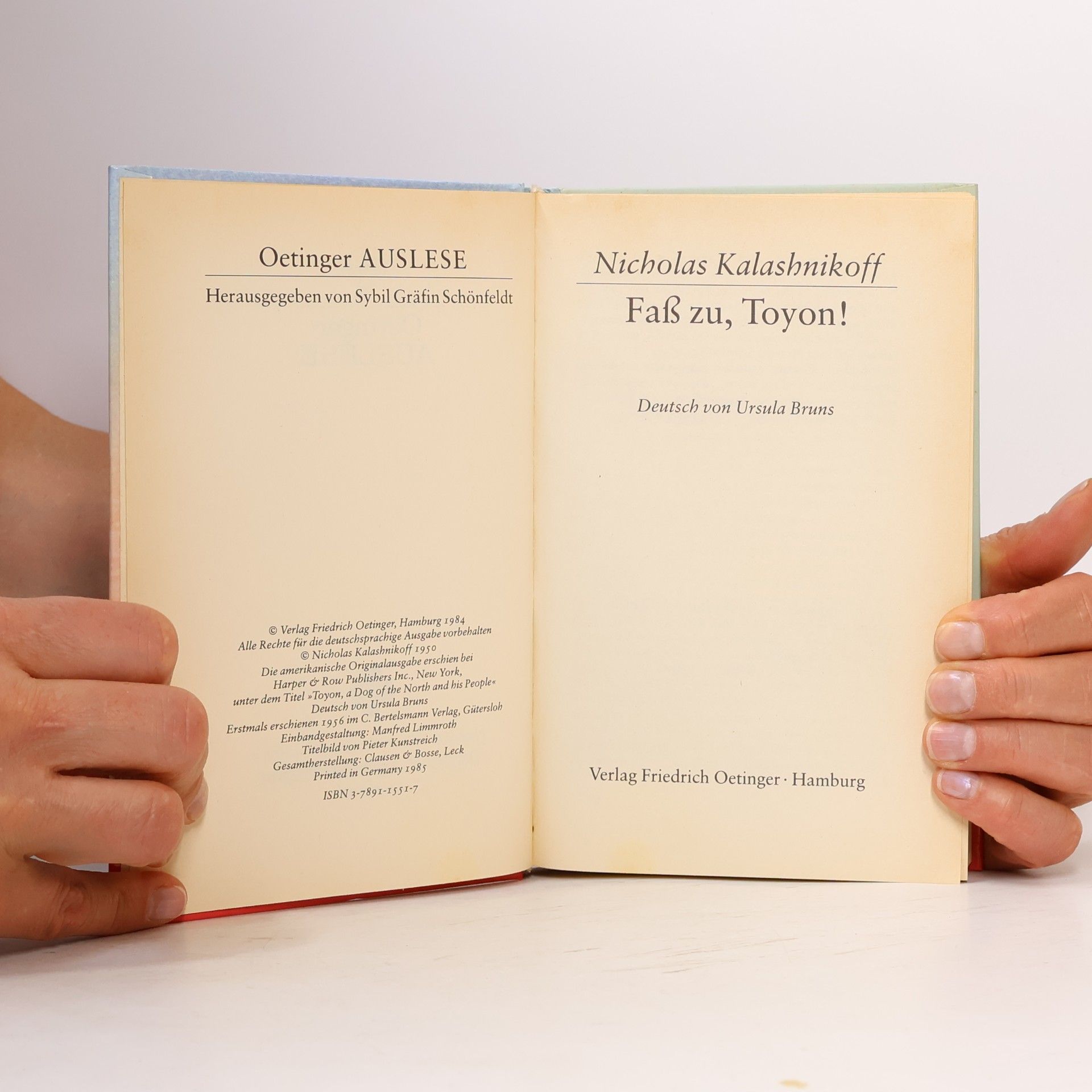 Nicholas Kalashnikoff Fass zu, Toyon!
