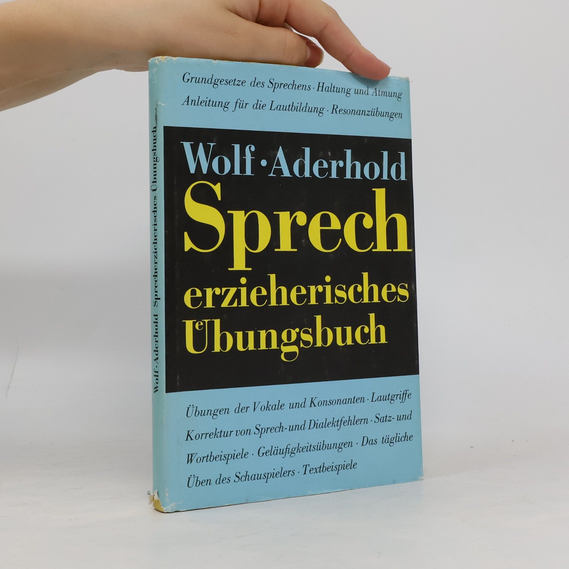 Sprecherzieherisches Übungsbuch