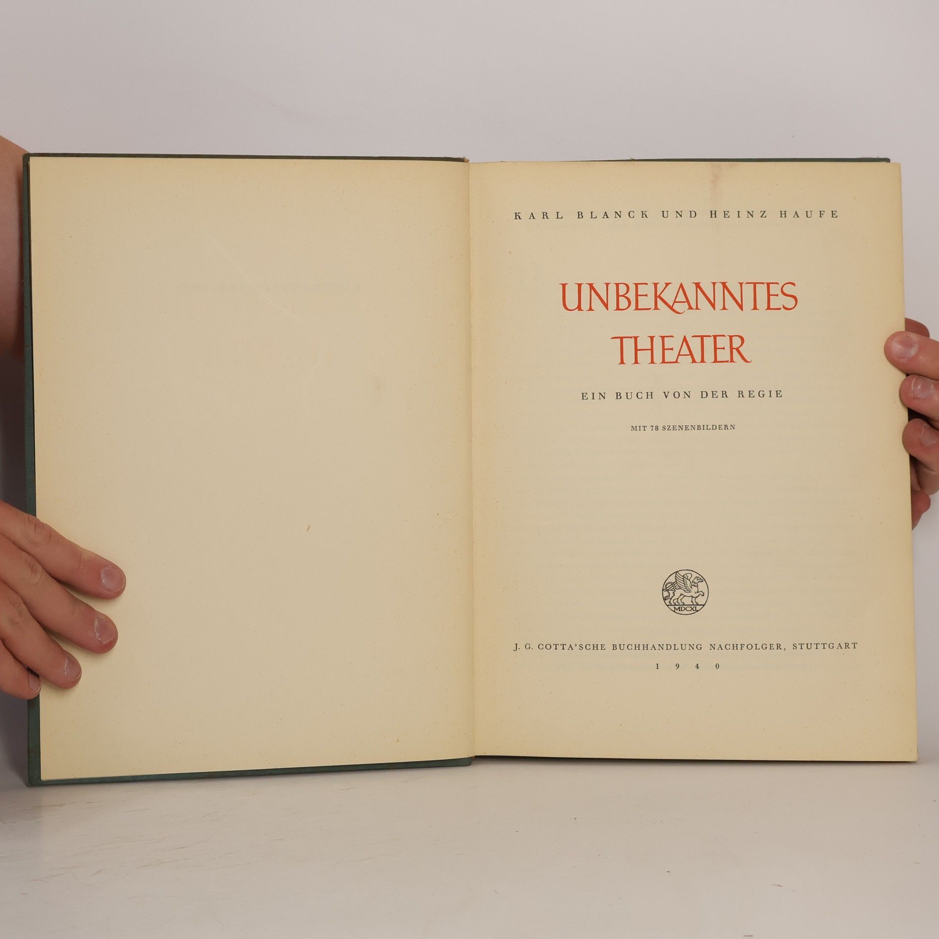 Karl Blanck Unbekanntes Theater