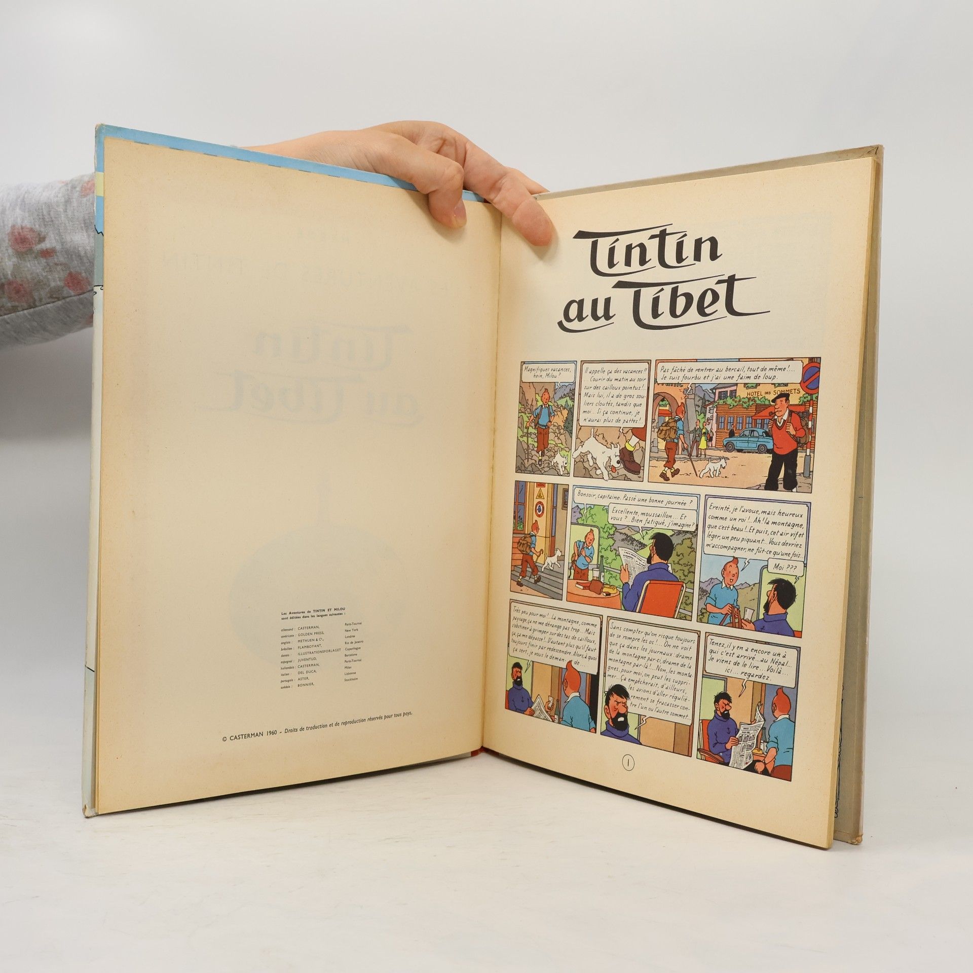 Hergé Tintin au Tibet