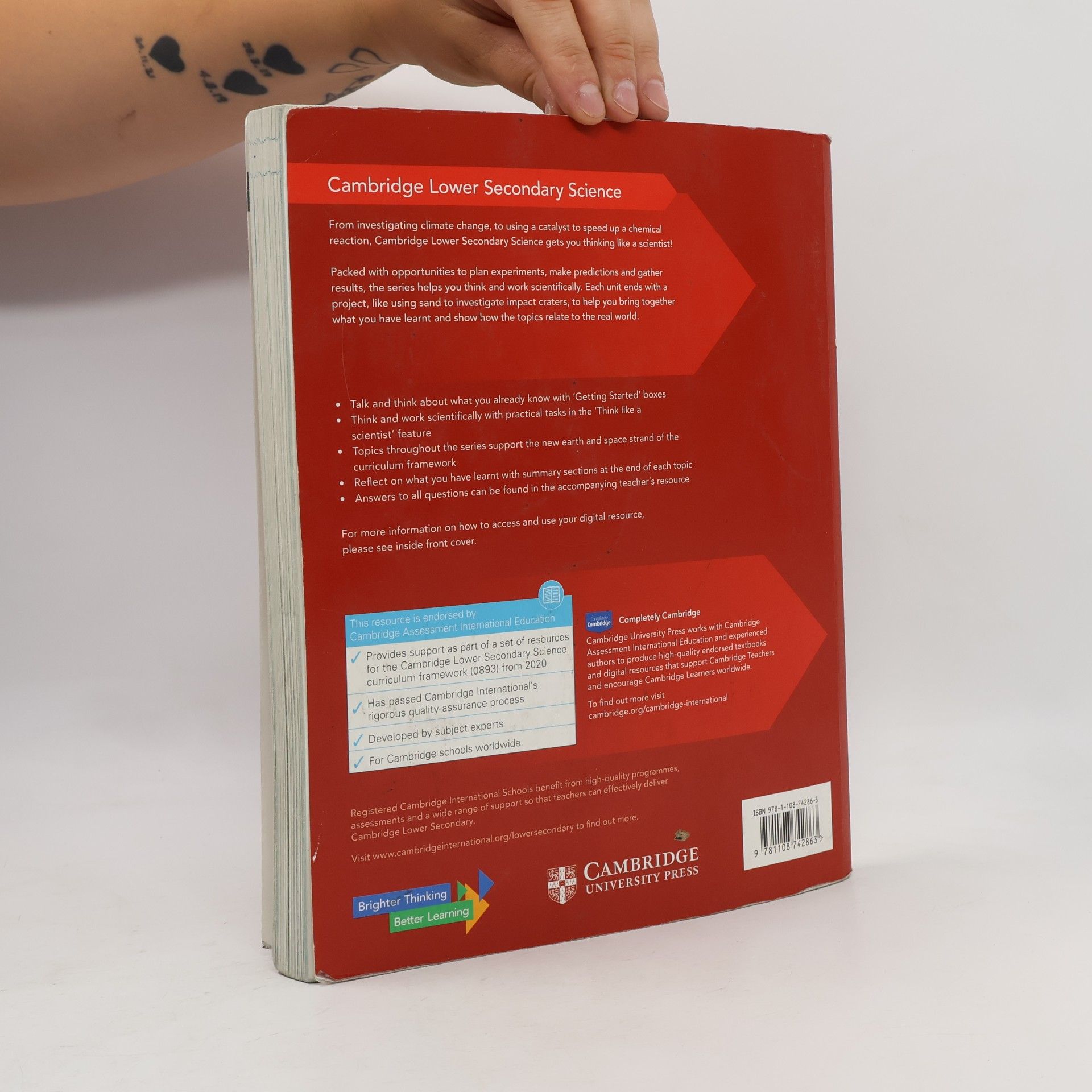 Mary Jones Cambridge Lower Secondary Science Learner's Book 9 with Digital Access (1 Year)