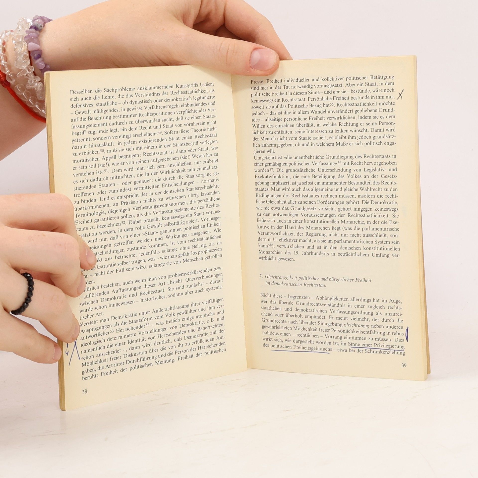 Hans Hugo Klein Urban-Taschenbücher - 208: Die Grundrechte im demokratischen Staat