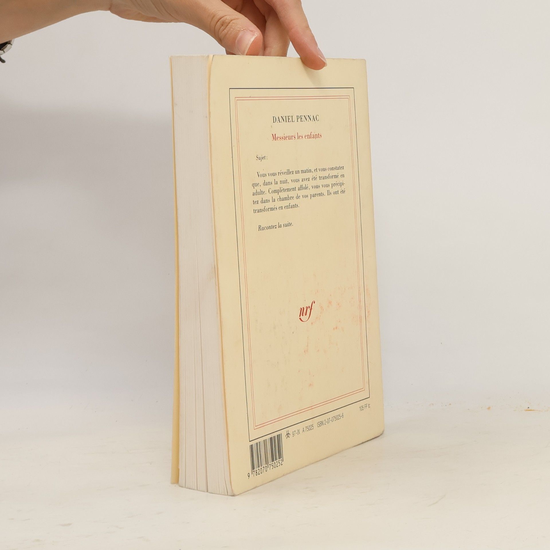 Daniel Pennac Messieurs les enfants