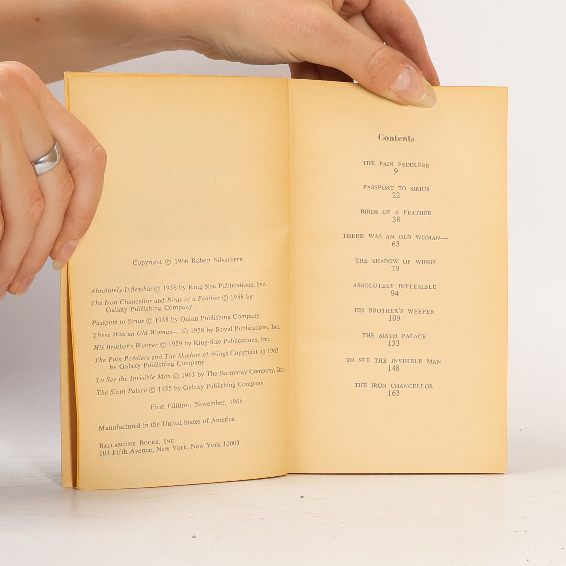 Robert Silverberg Needle in a Timestack