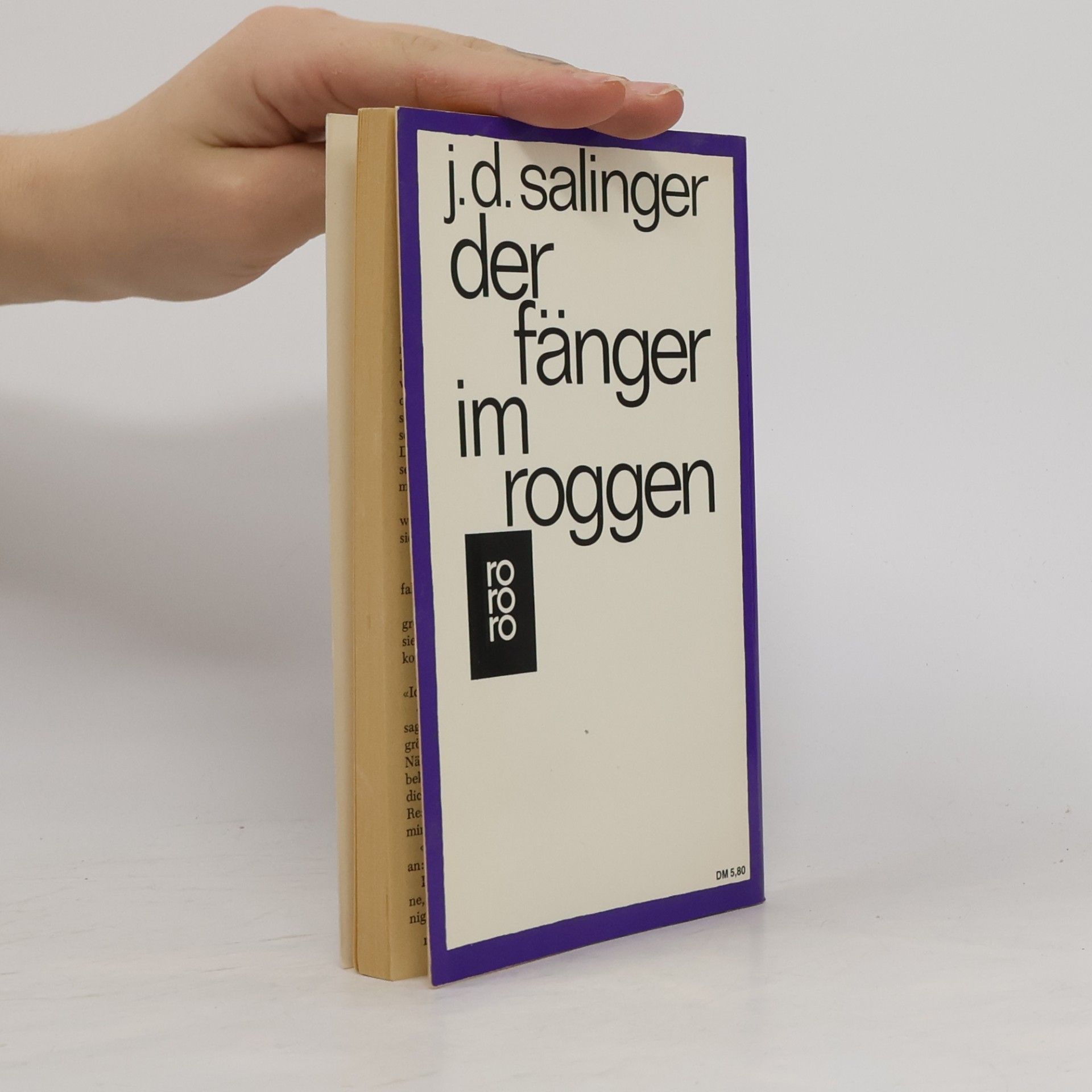 J. D. Salinger Der Fänger im Roggen