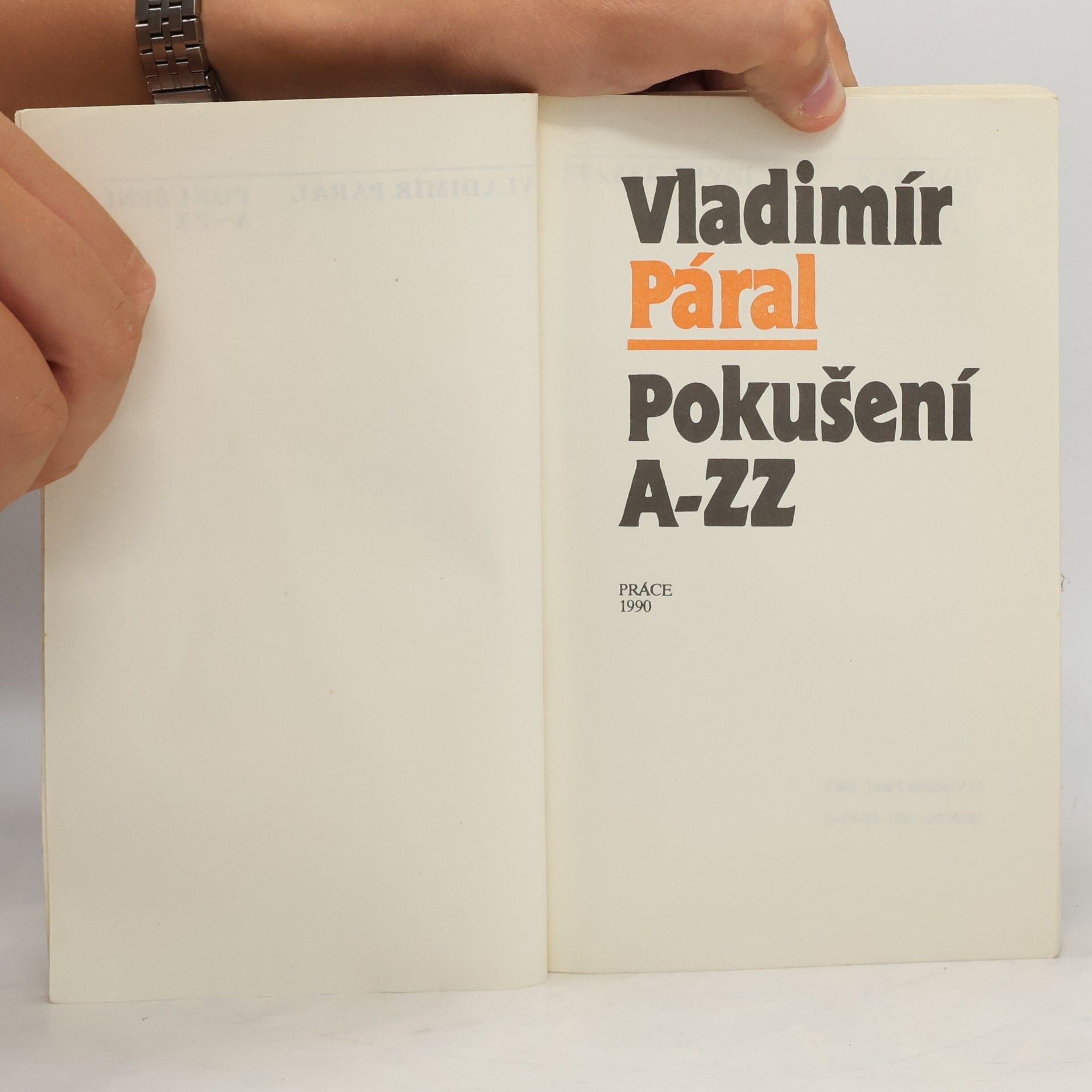 Vladimír Páral Pokušení A-ZZ