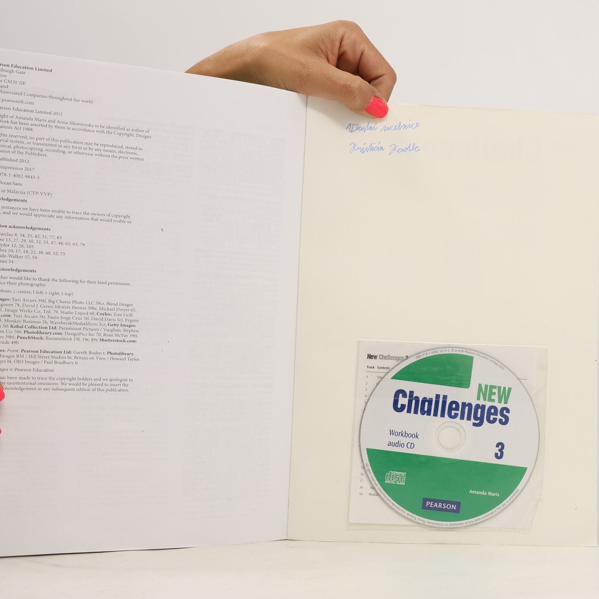 Amanda Maris New Challenges 3 Workbook & Audio CD Pack