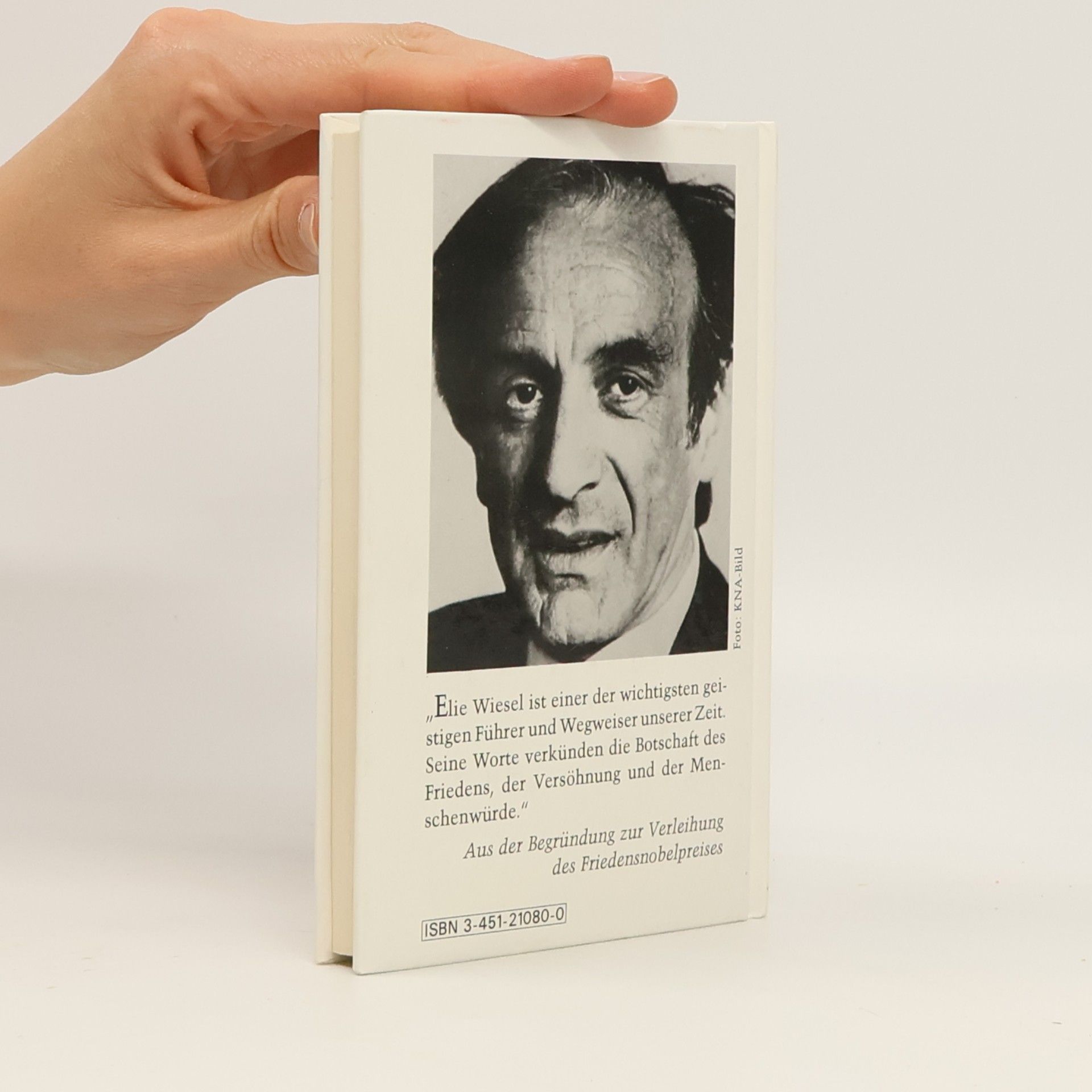 Elie Wiesel Worte wie Licht in der Nacht
