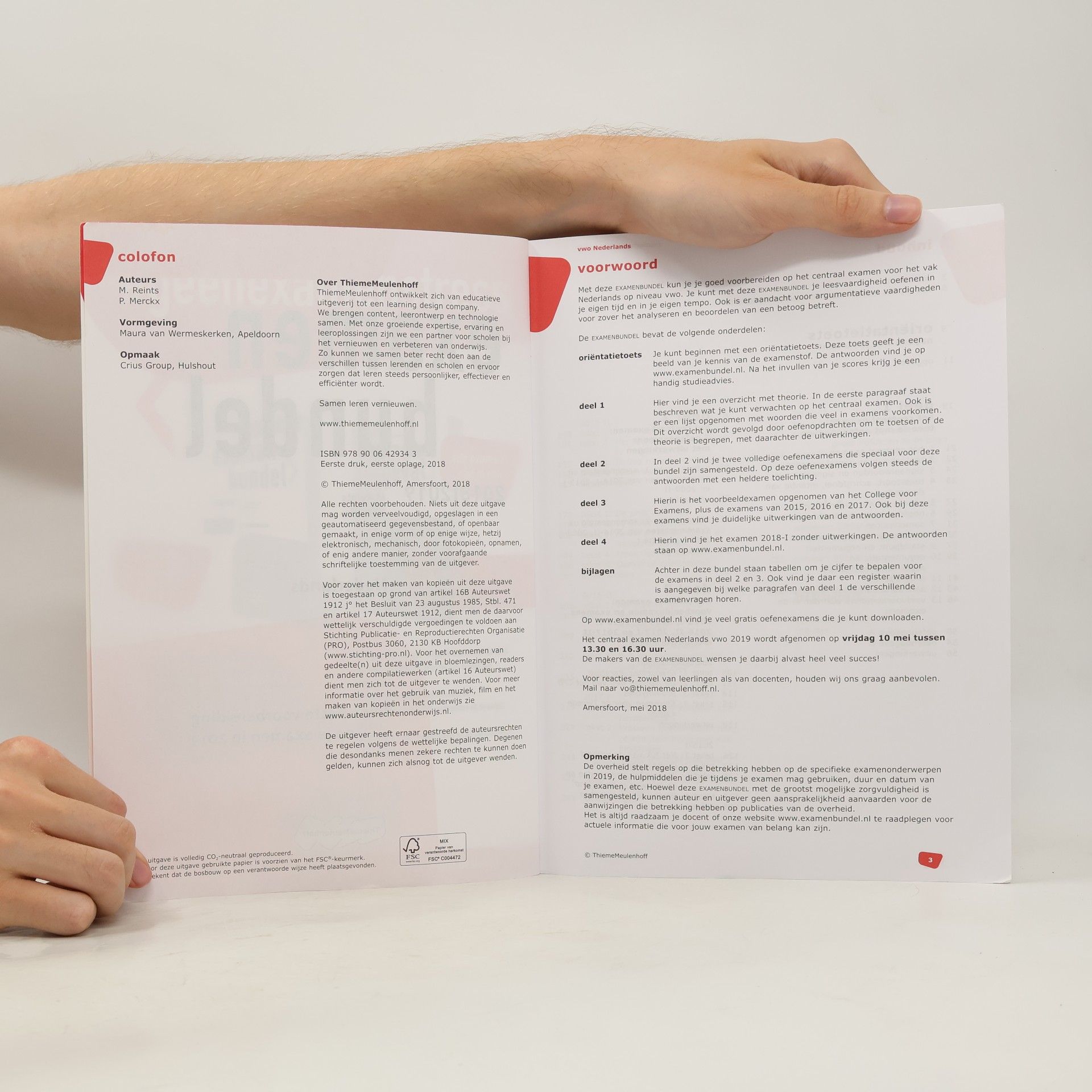 M. Reints Examenbundel vwo Nederlands 2018/2019