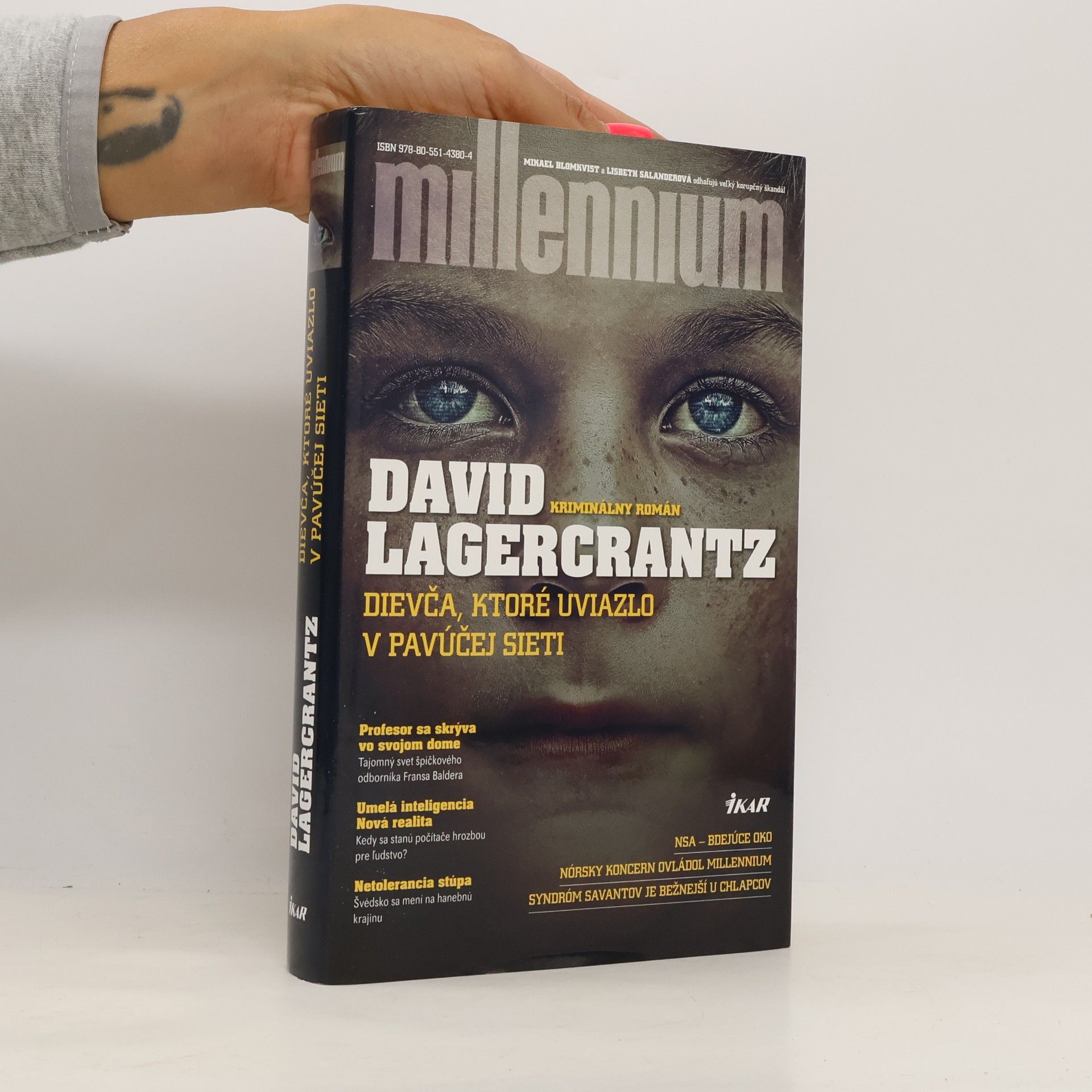 David Lagercrantz Dievča, ktoré uviazlo v pavúčej sieti