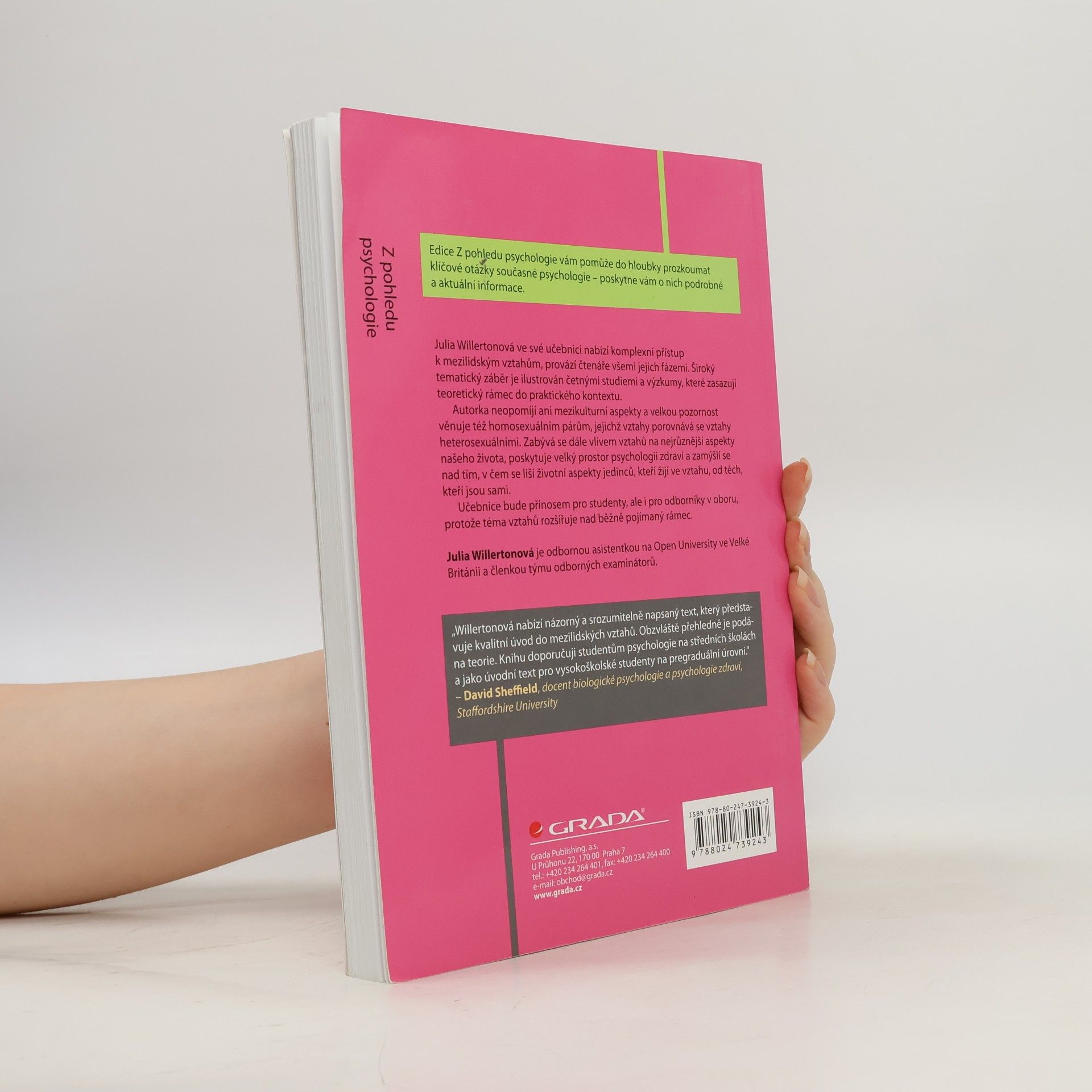 Julia Willerton Psychologie mezilidských vztahů