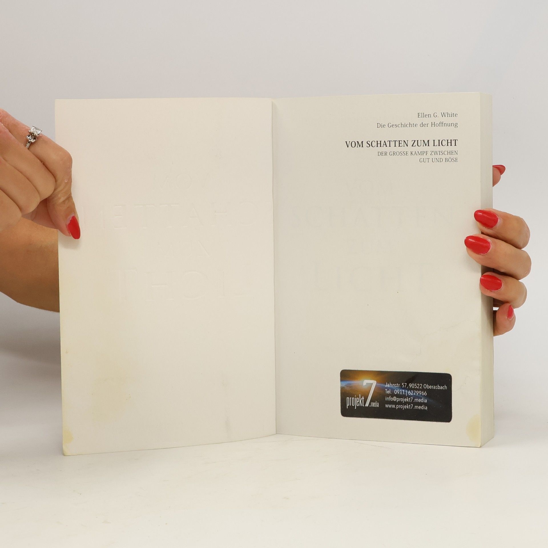 Ellen Gould Harmon White Vom Schatten zum Licht