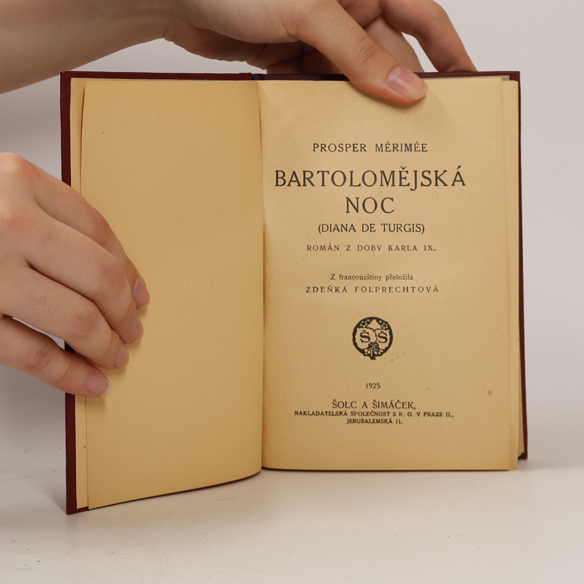 Zdeňka Folprechtová Bartolomějská noc