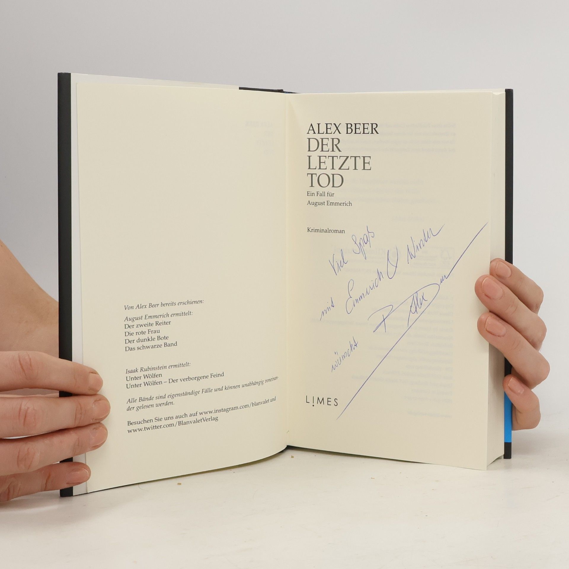 Alex Beer Der letzte Tod