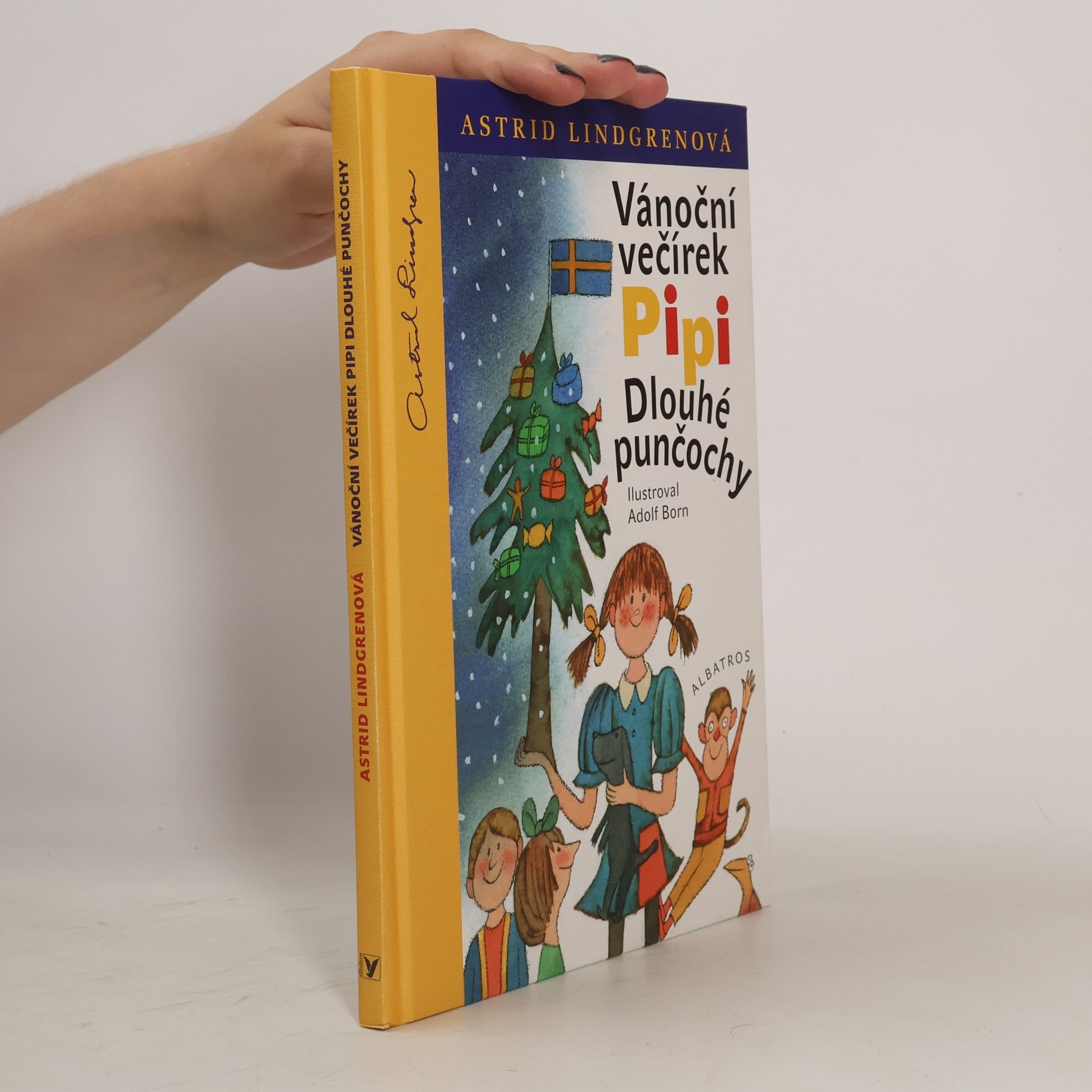 Astrid Lindgren Vánoční večírek Pipi Dlouhé punčochy