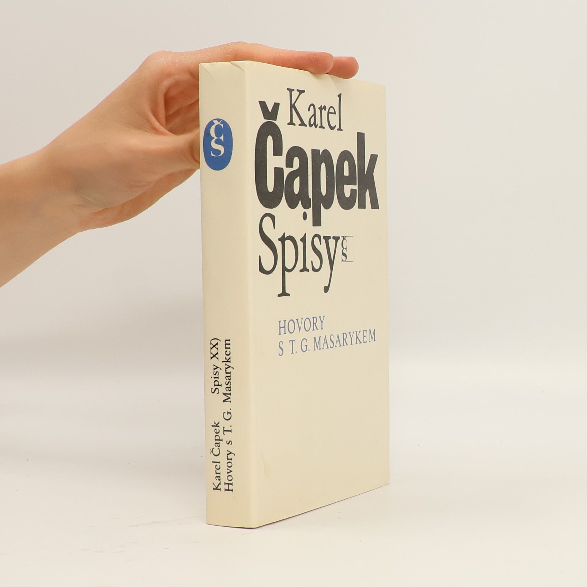 Karel Čapek Hovory s T. G. Masarykem