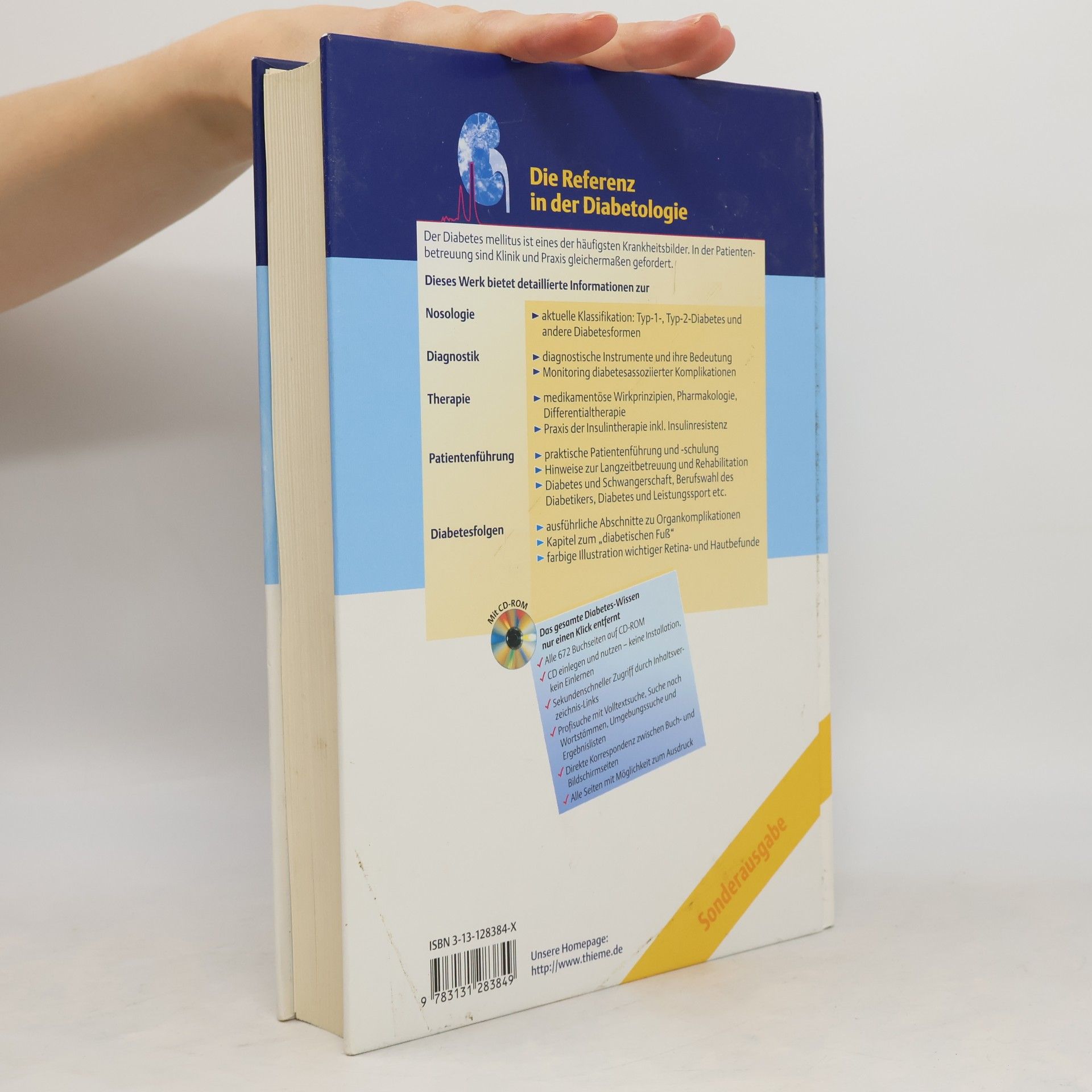 Hellmut Mehnert Diabetologie in Klinik und Praxis - 4. Auflage - Sonderausgabe - Mit CD-ROM