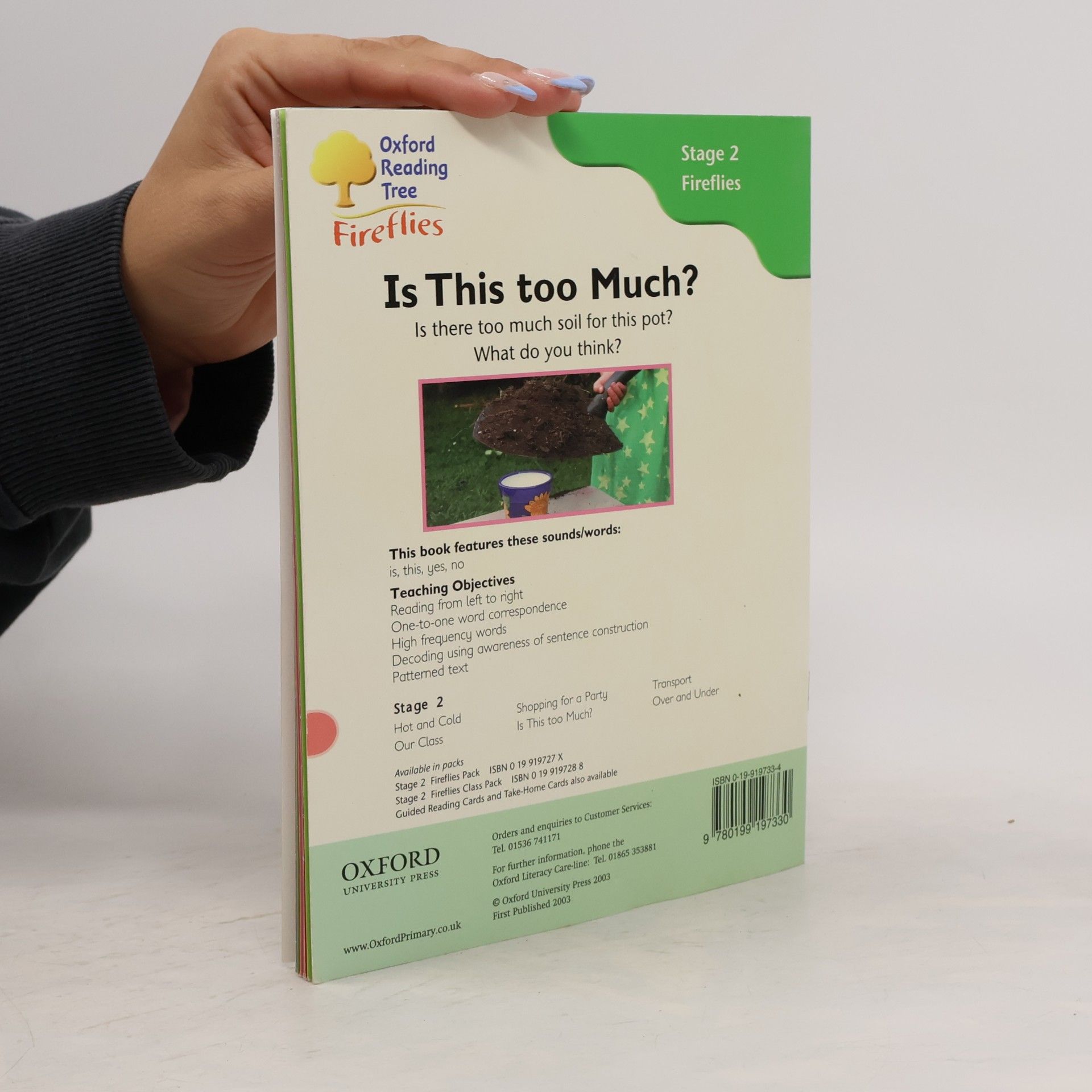 Lesley Pether Oxford Reading Tree: Fireflies - 2: Is This Too Much?