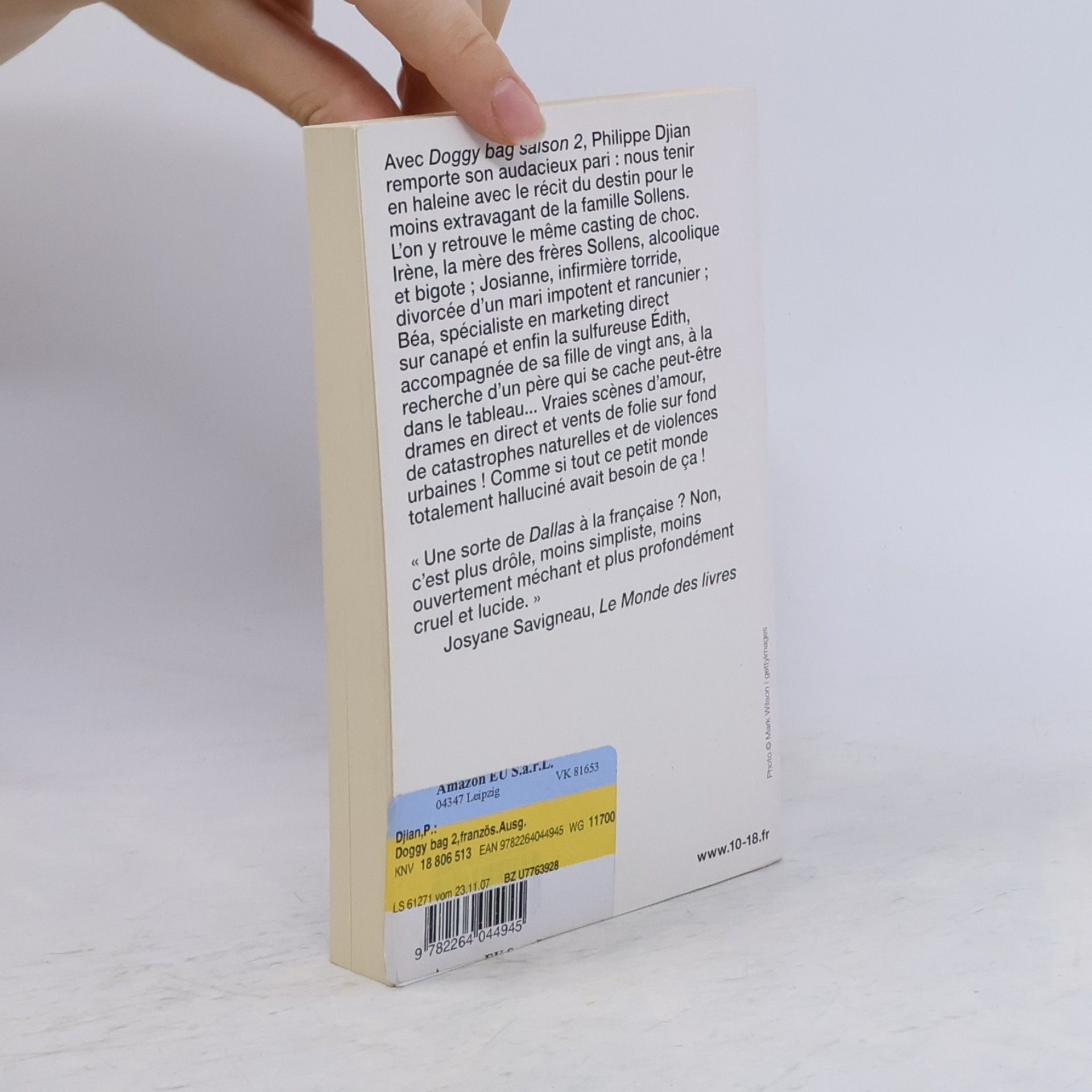 Philippe Djian Doggy bag - Saison 2, französische Ausgabe