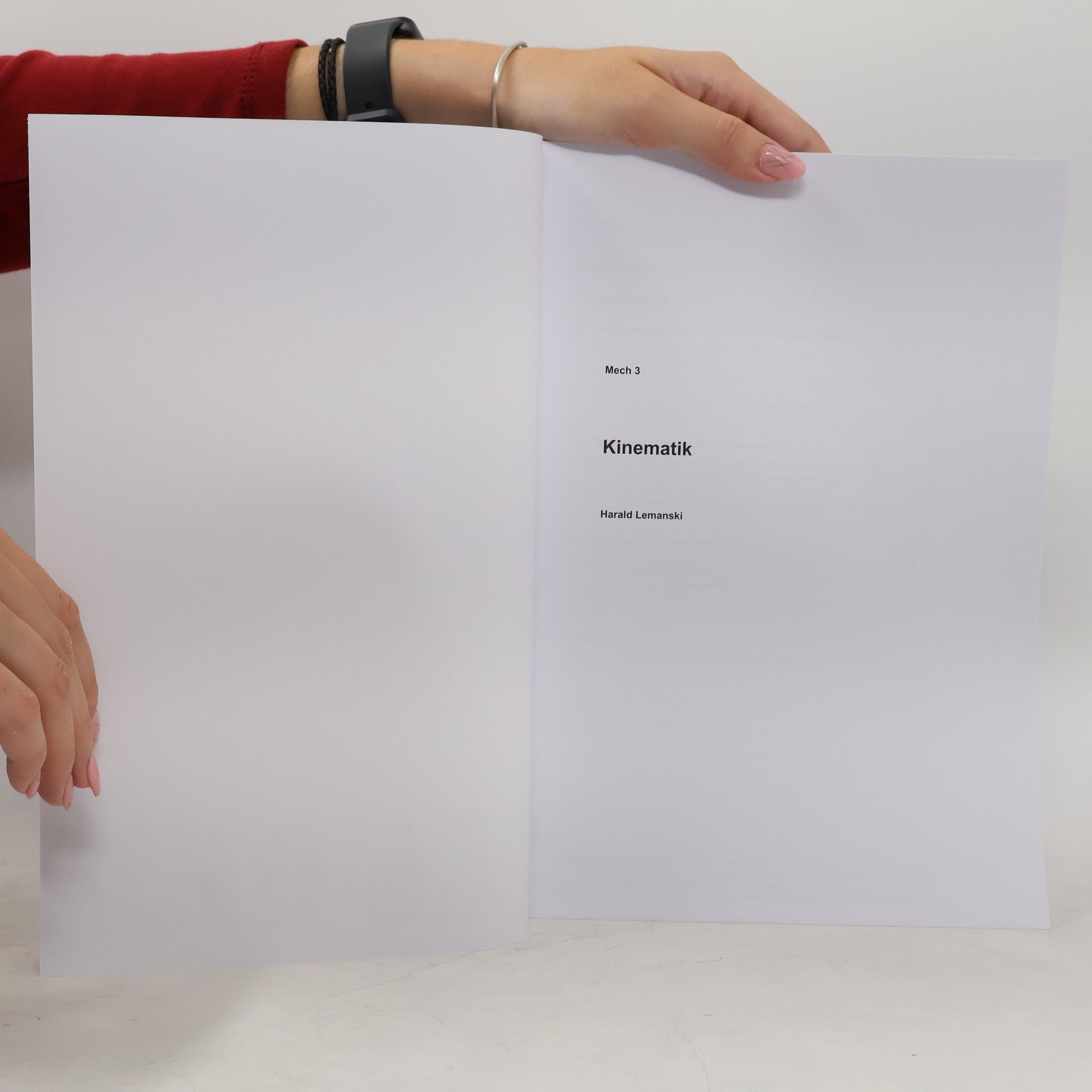 Harald Lemanski Studienheft. Kinematik
