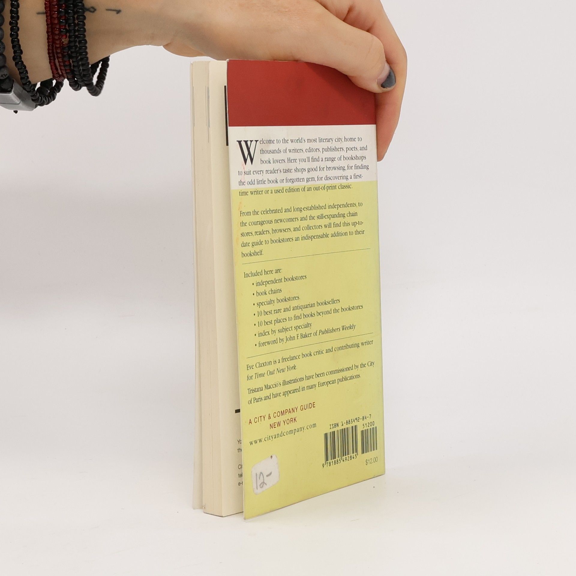 Eve Claxton City & Company Guide: New York's 50 Best Bookstores for Book Lovers