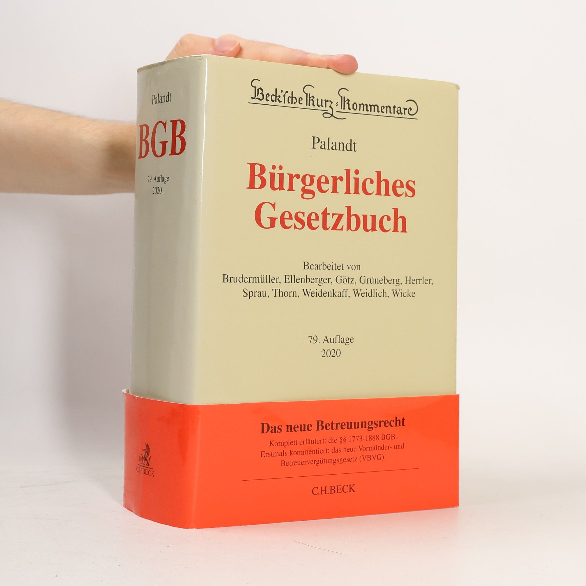 Otto Palandt Bürgerliches Gesetzbuch