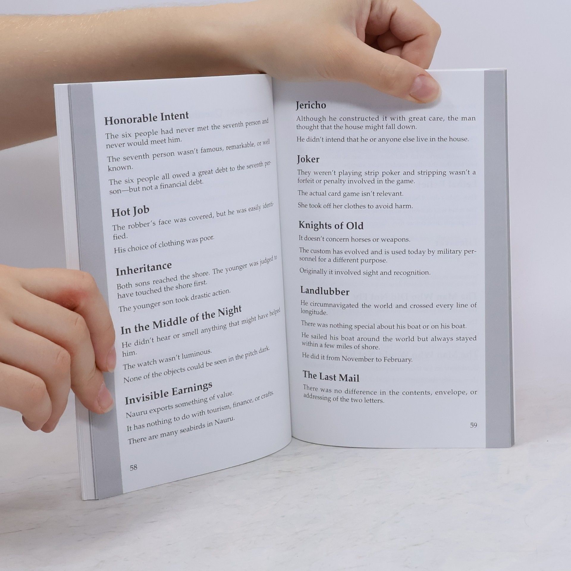 Des MacHale Tricky Lateral Thinking Puzzles
