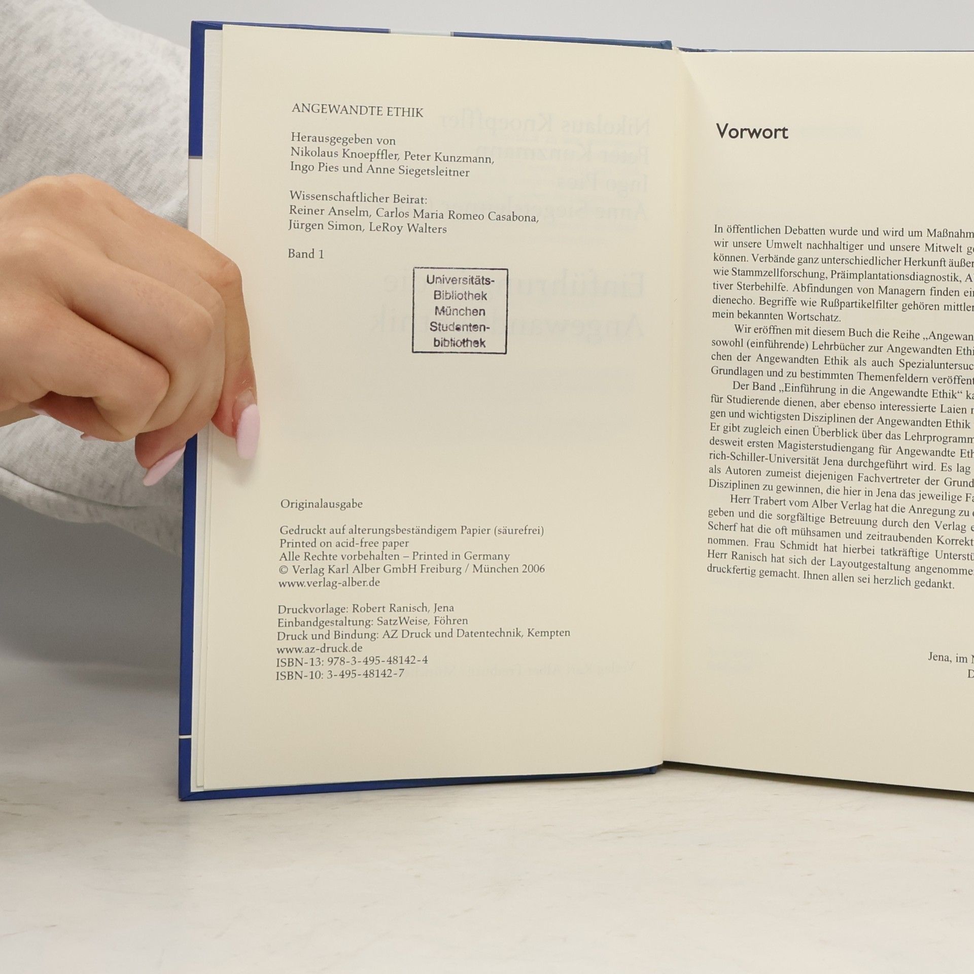 Nikolaus Knoepffler Einführung in die angewandte Ethik