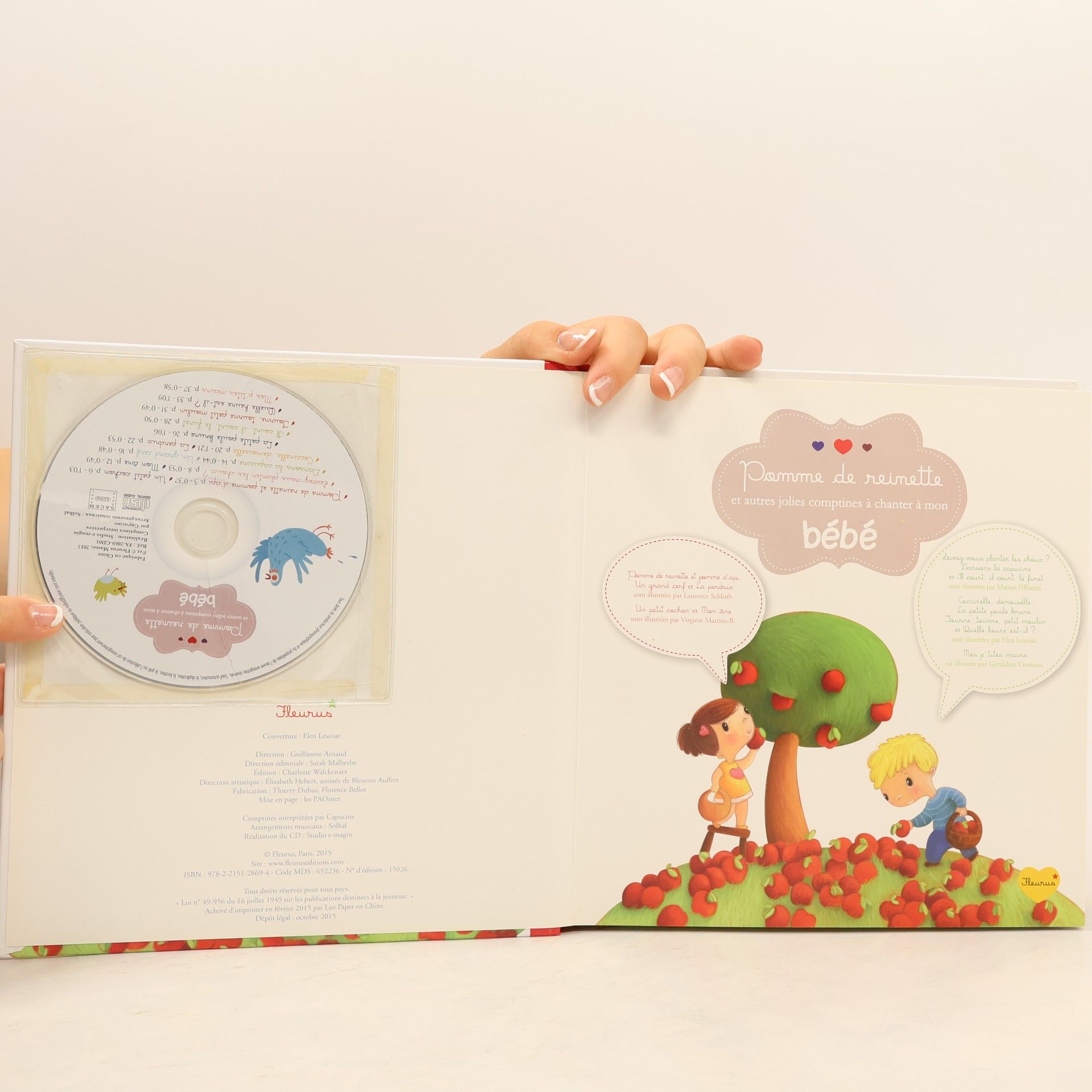 POMME DE REINETTE ET AUTRES JOLIES COMPTINES A CHANTER A MON BEBE+CD