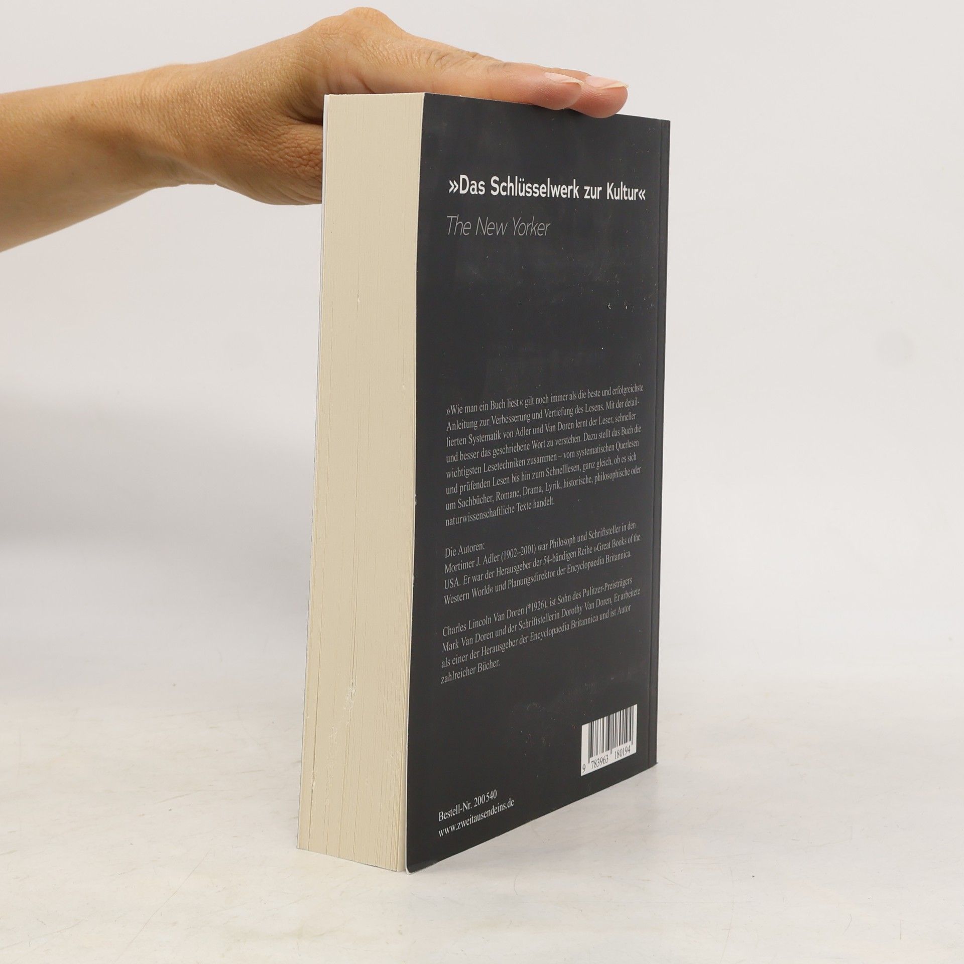 Mortimer J. Adler Wie man ein Buch liest