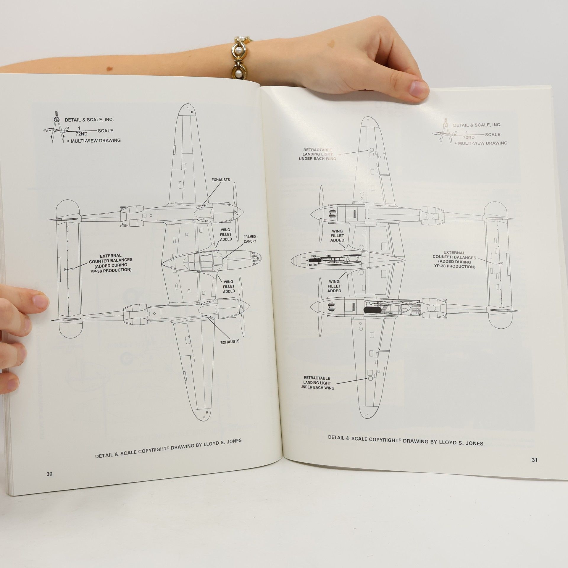 Bert Kinzey P-38 Lightning in Detail & Scale, Part 1. Das&Vol 57