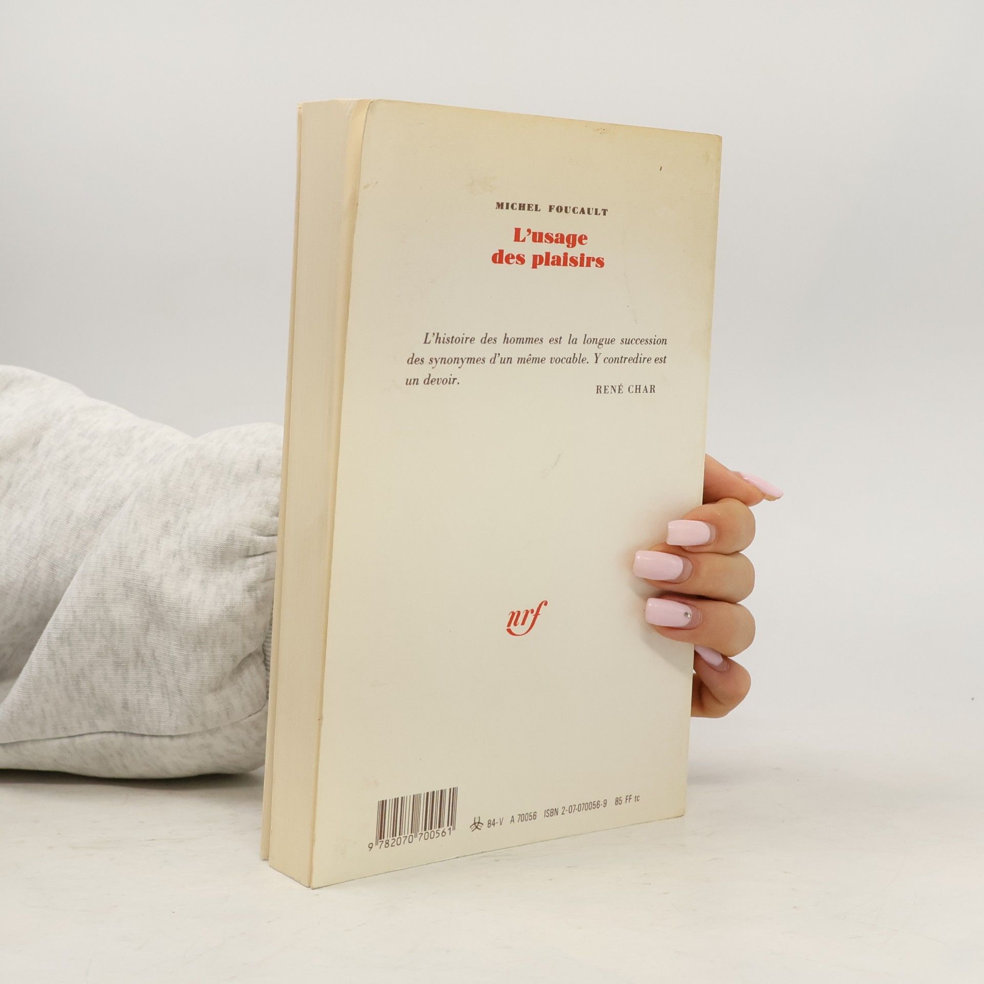 Michel Foucault Histoire de la sexualité - 2: L'usage des plaisirs