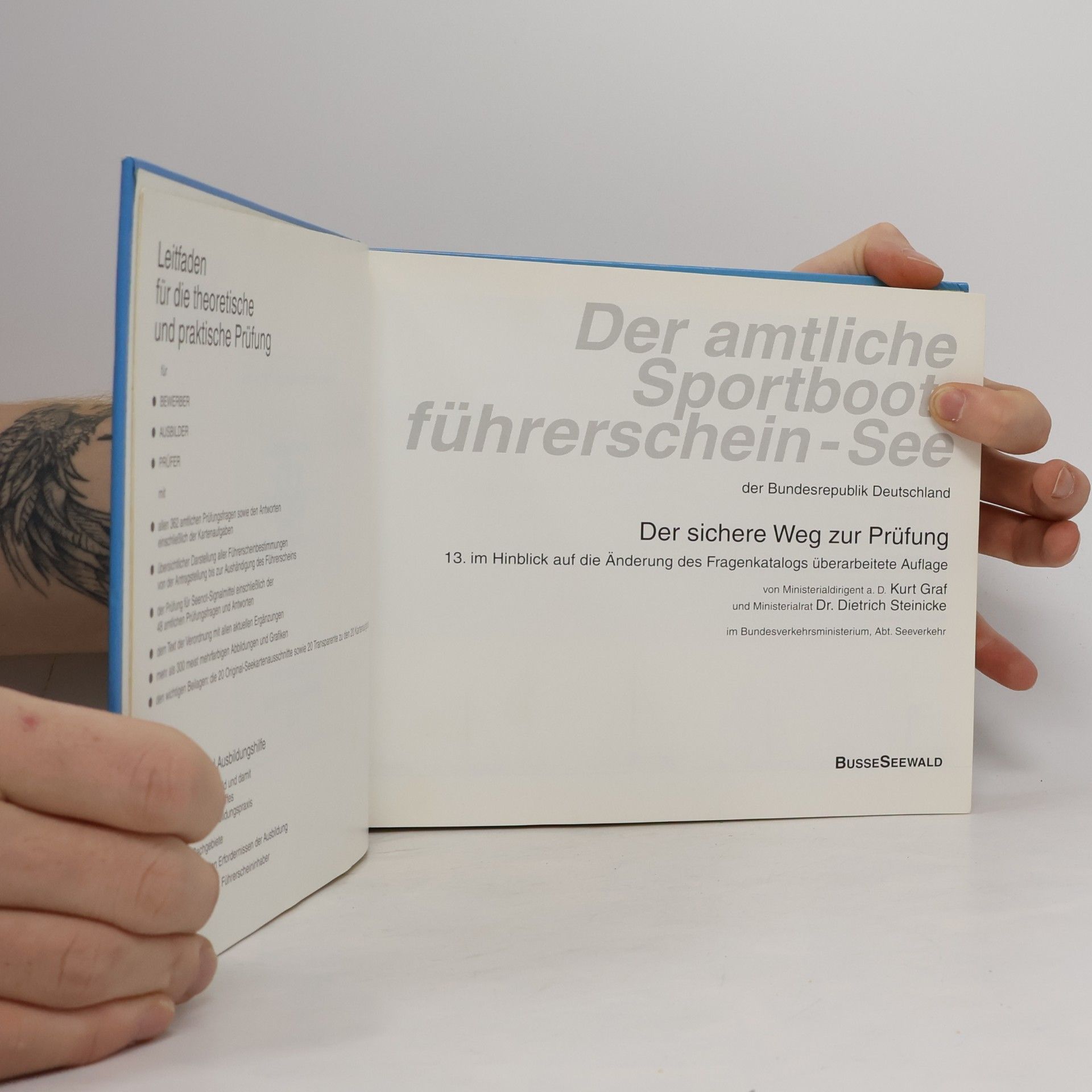 Kurt Graf Der amtliche Sportbootführerschein - See der Bundesrepublik Deutschland