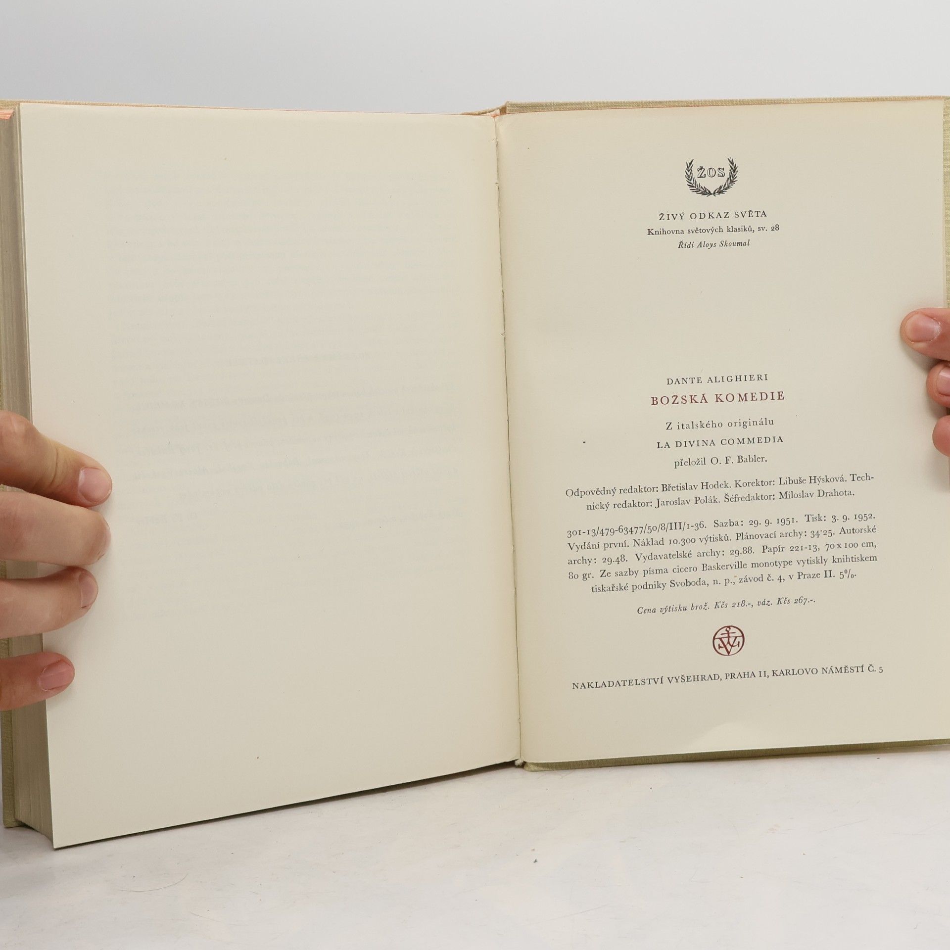 Dante Alighieri Božská komedie