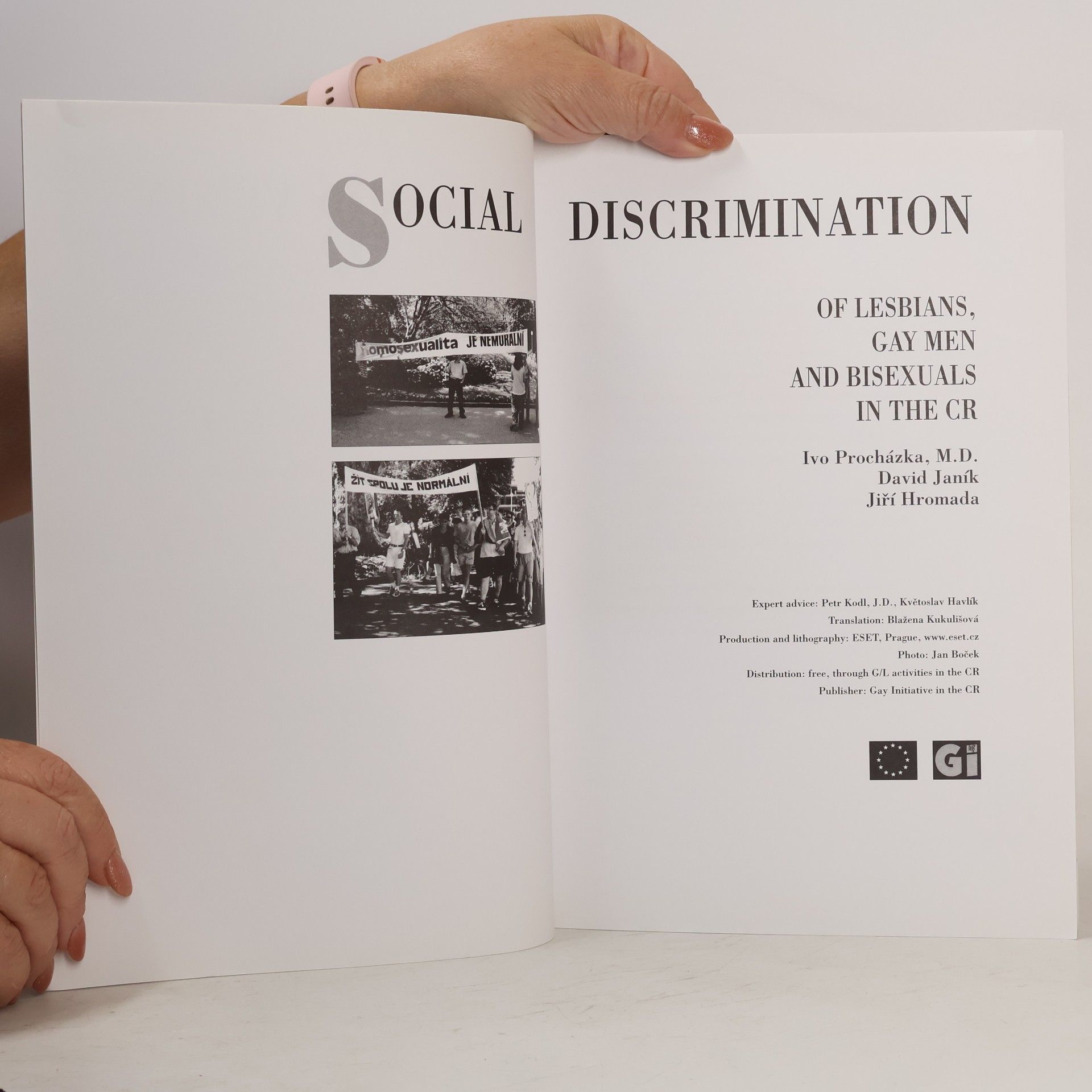 Ivo Procházka Social discrimination lesbians, gay and bisexuals in the CR